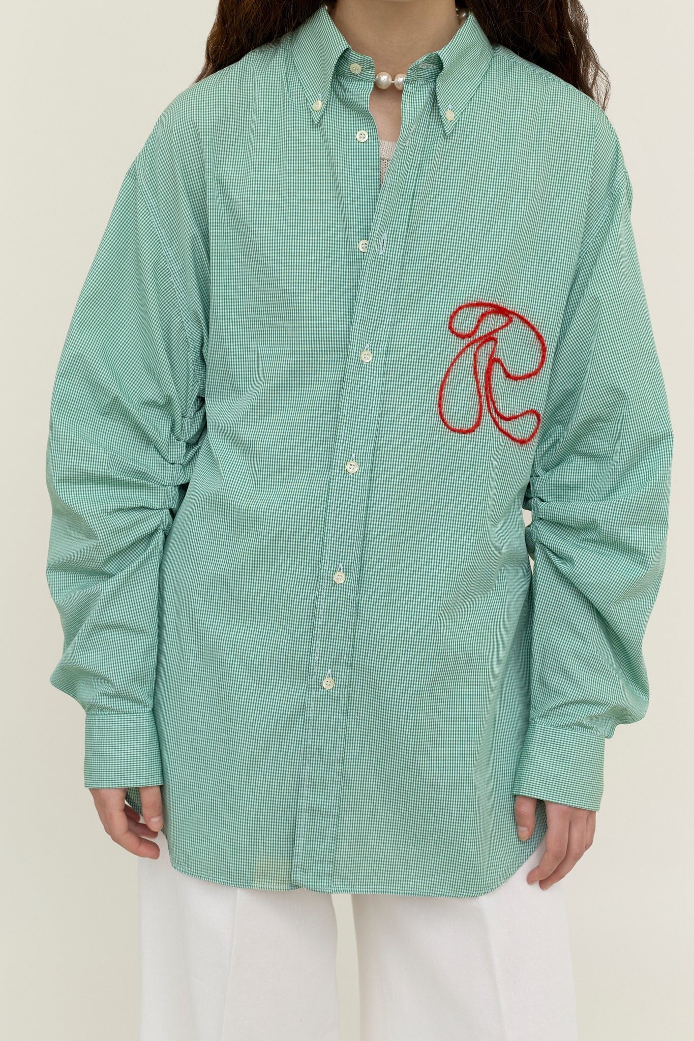 R-Collective checkered green