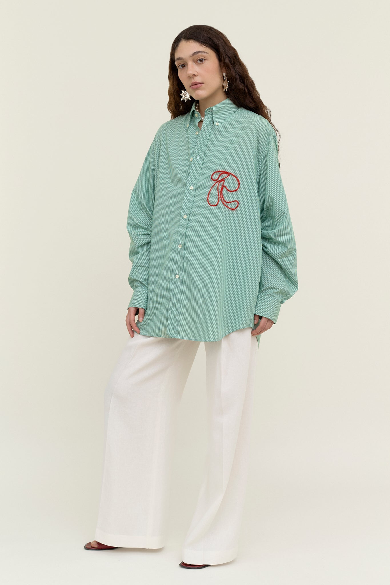 R-Collective checkered green