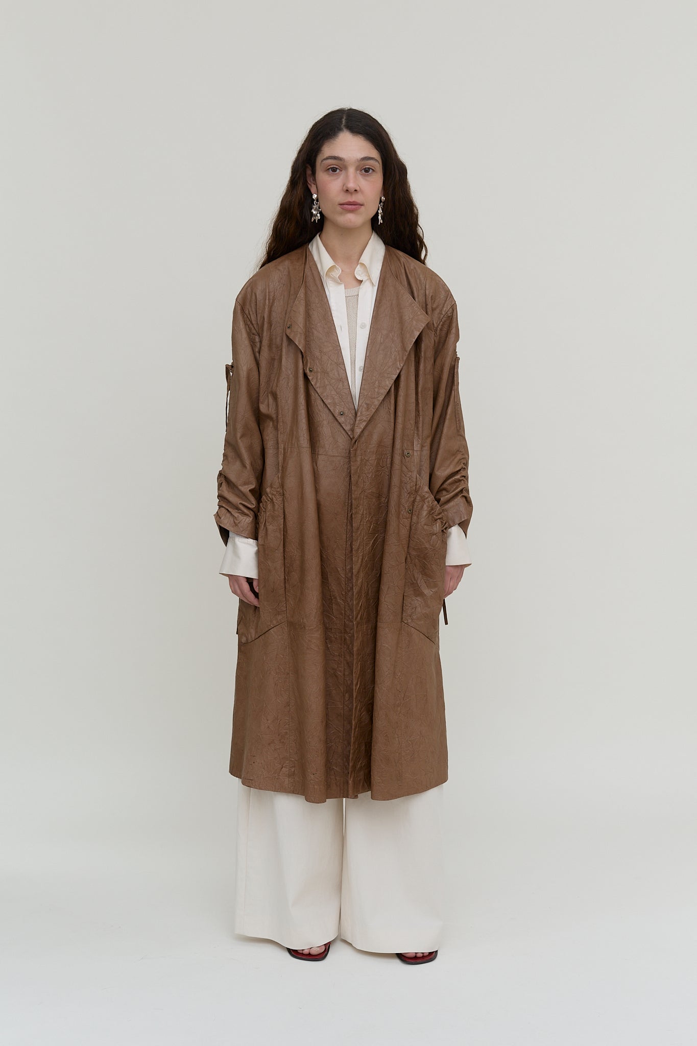 2000s leather coat