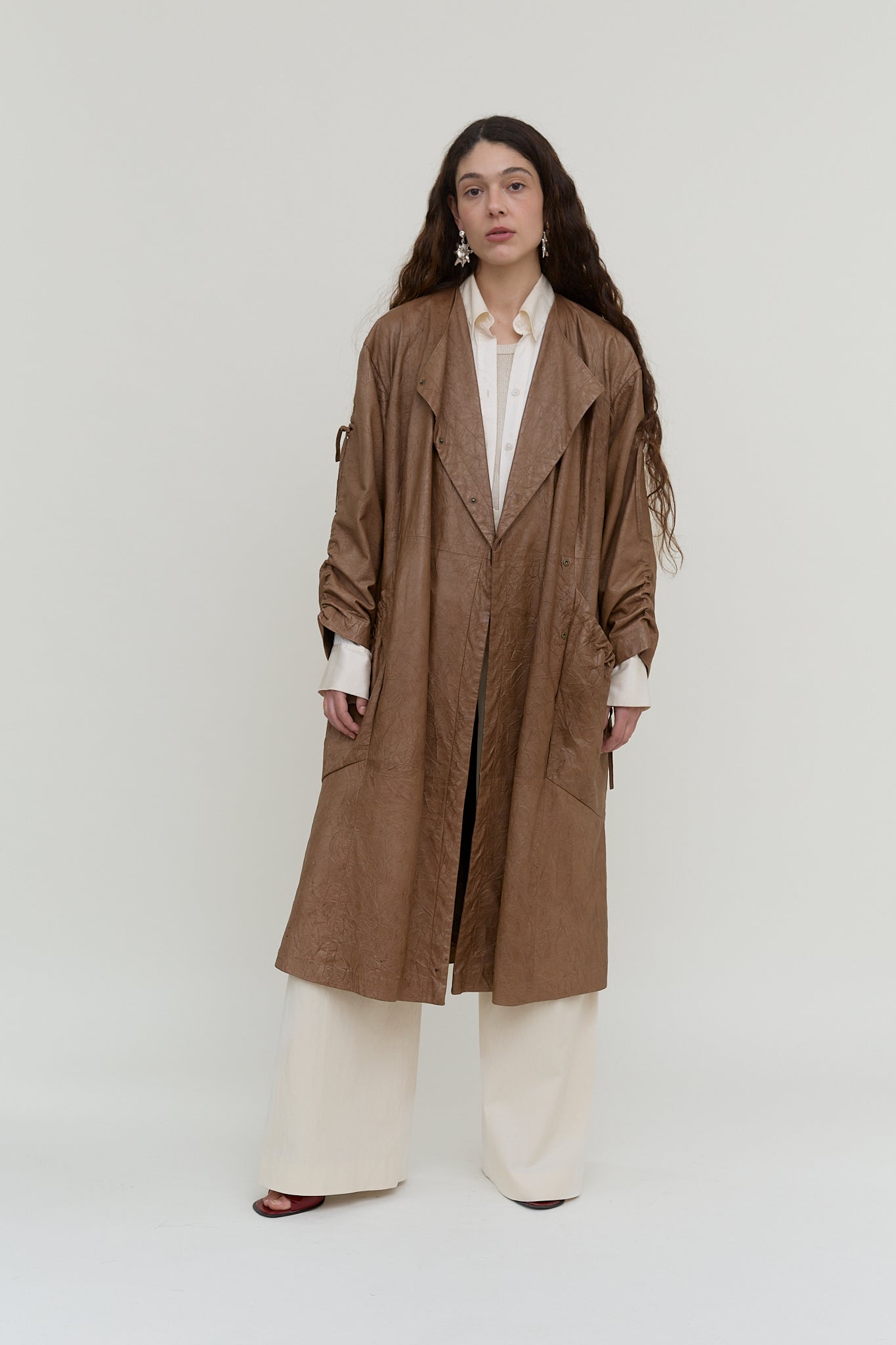 2000s leather coat