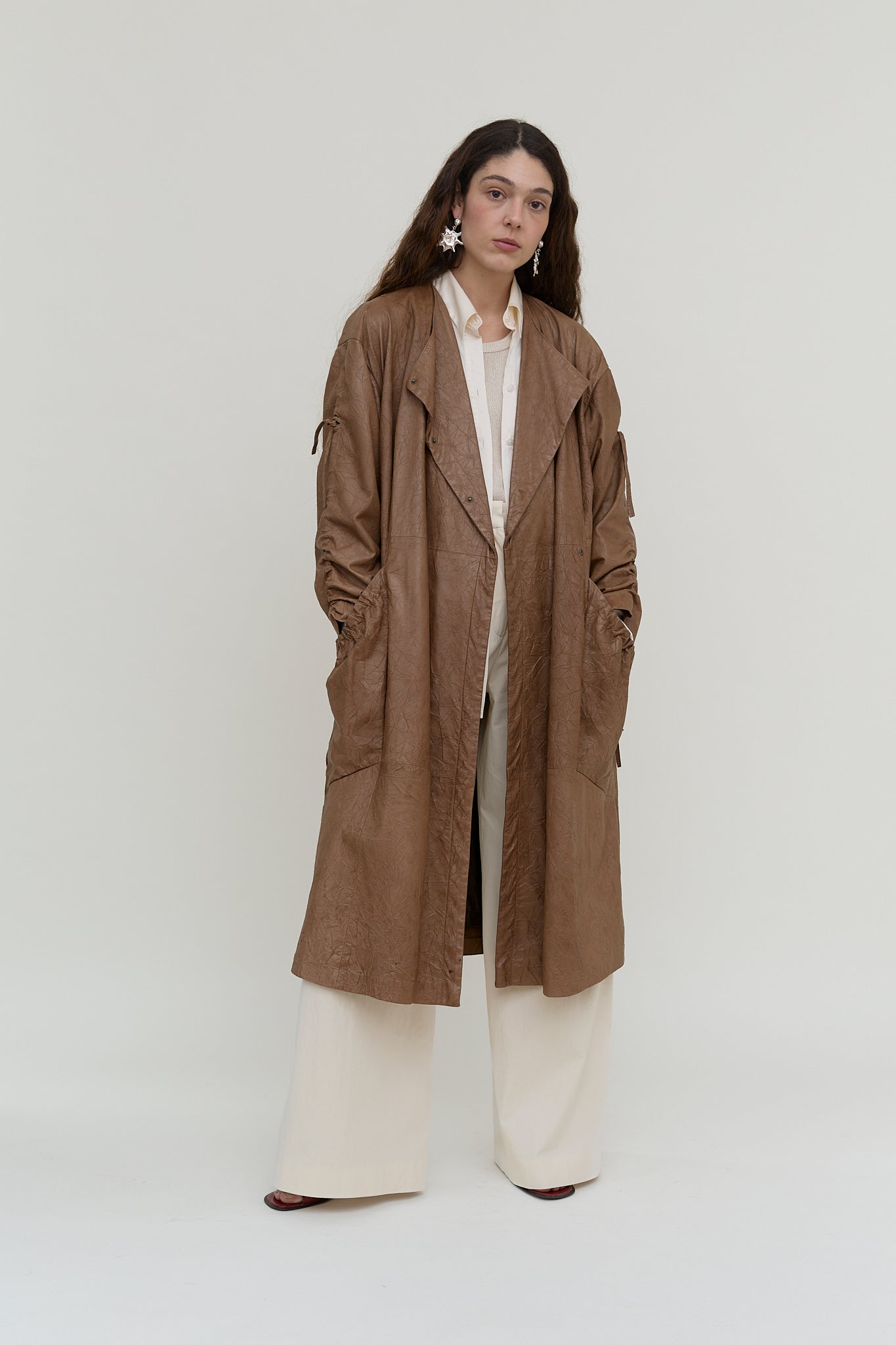 2000s leather coat