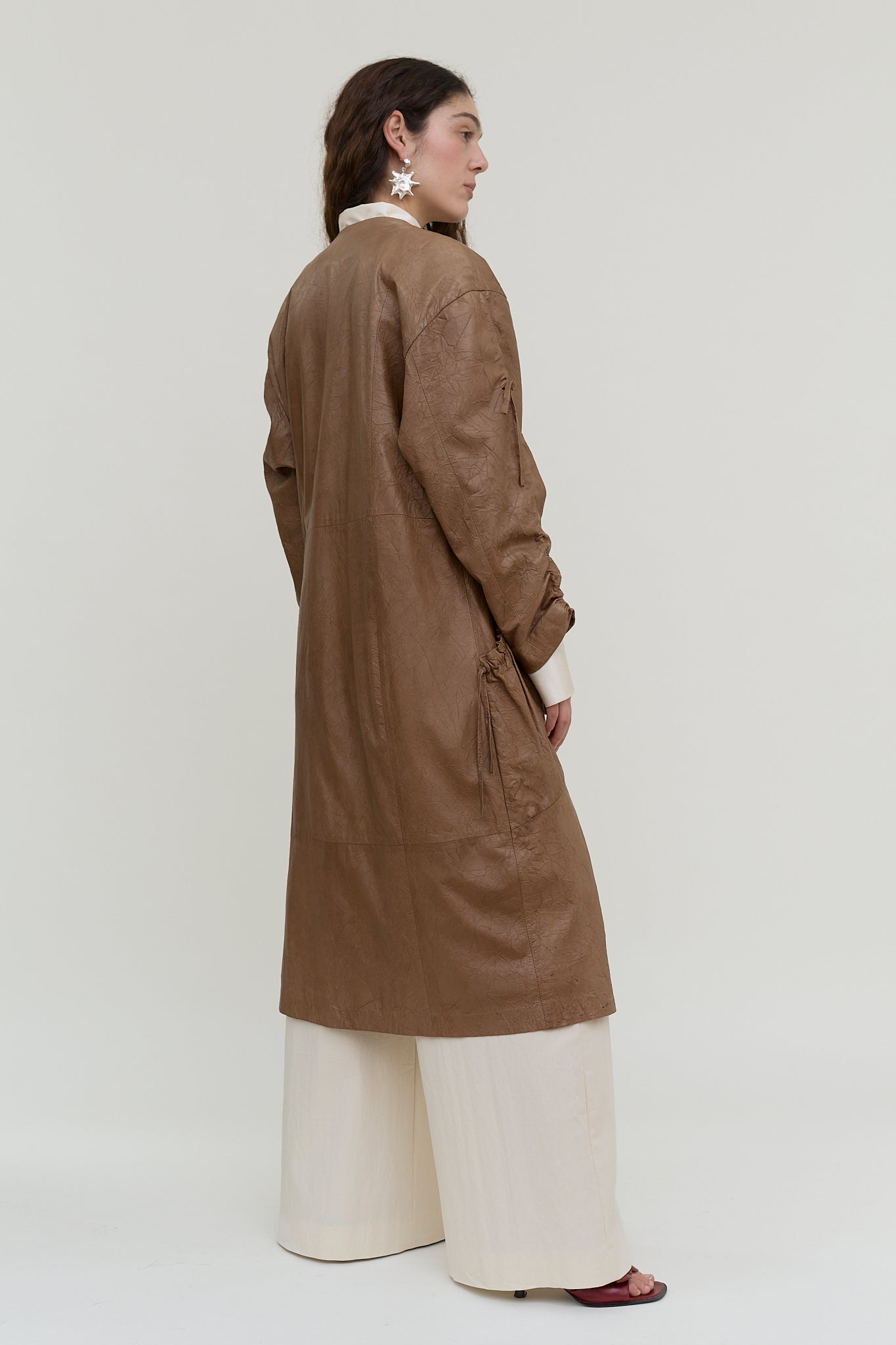 2000s leather coat