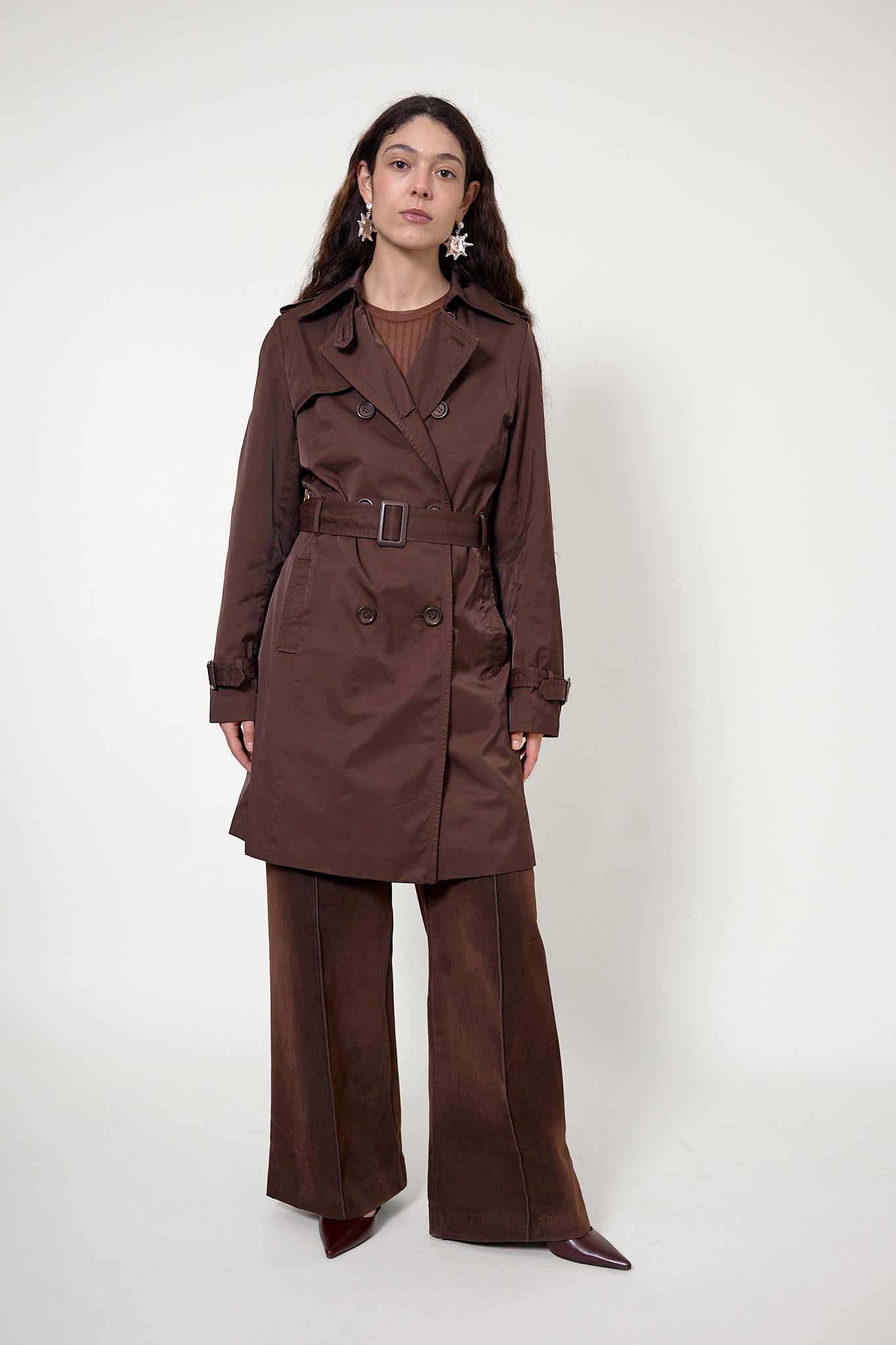 Tailored vintage trench coat