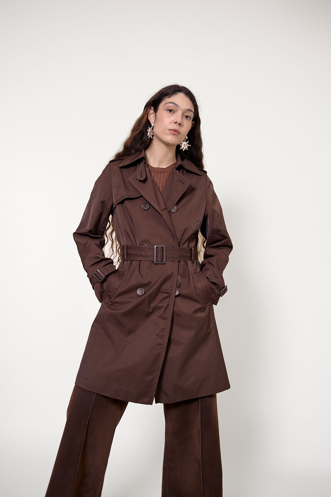 Tailored vintage trench coat