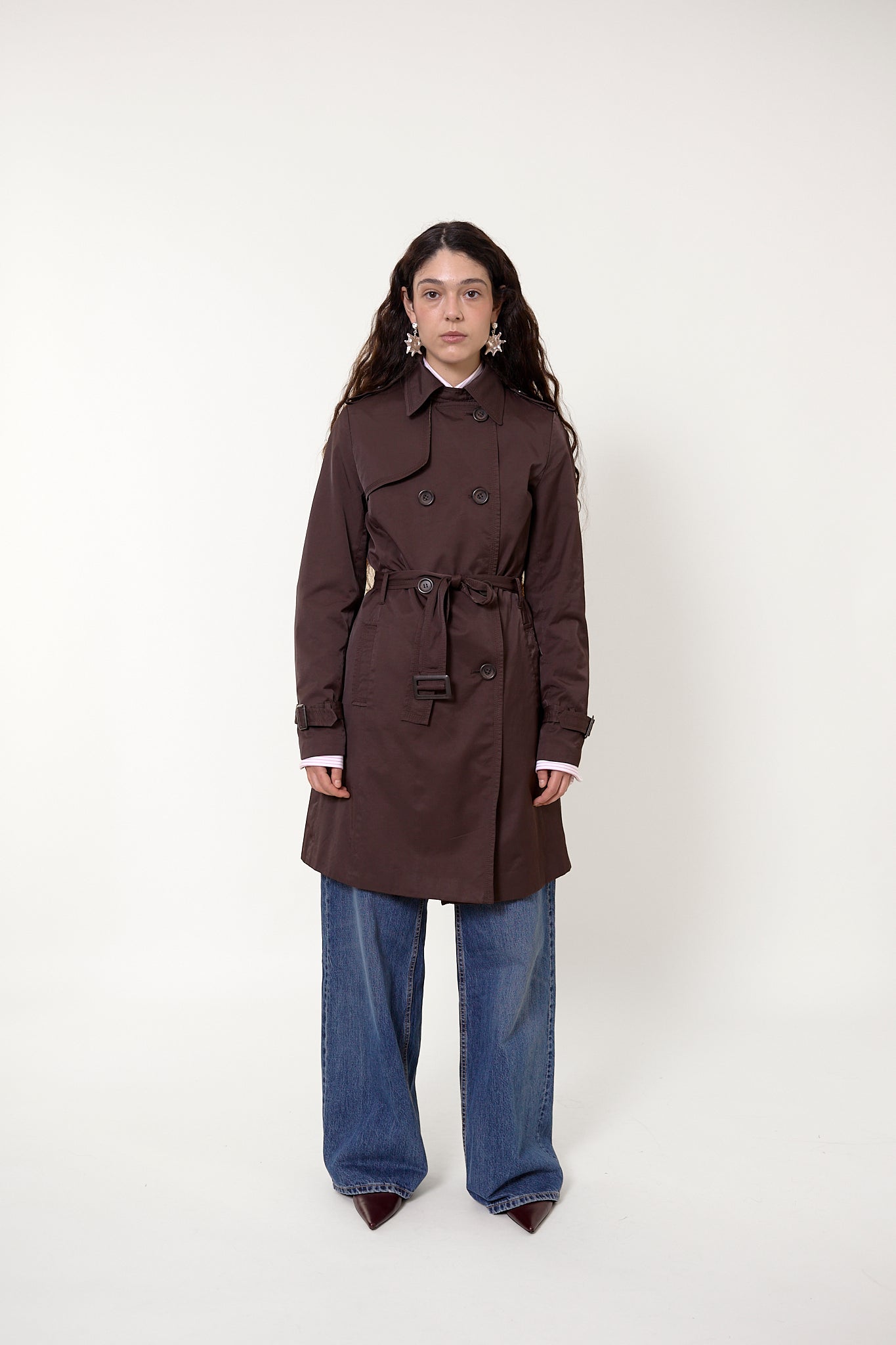 Tailored vintage trench coat