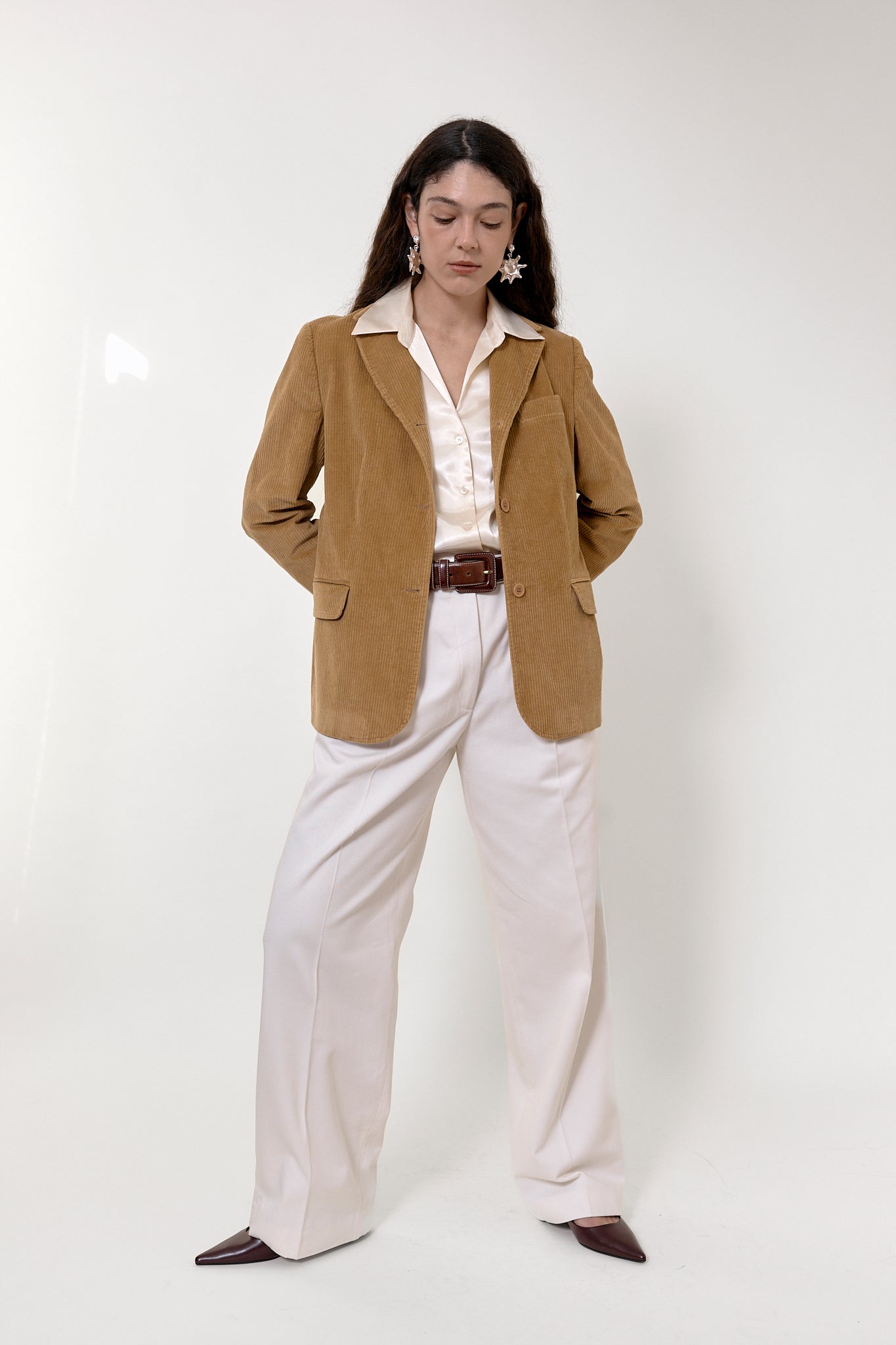2000s corduroy blazer