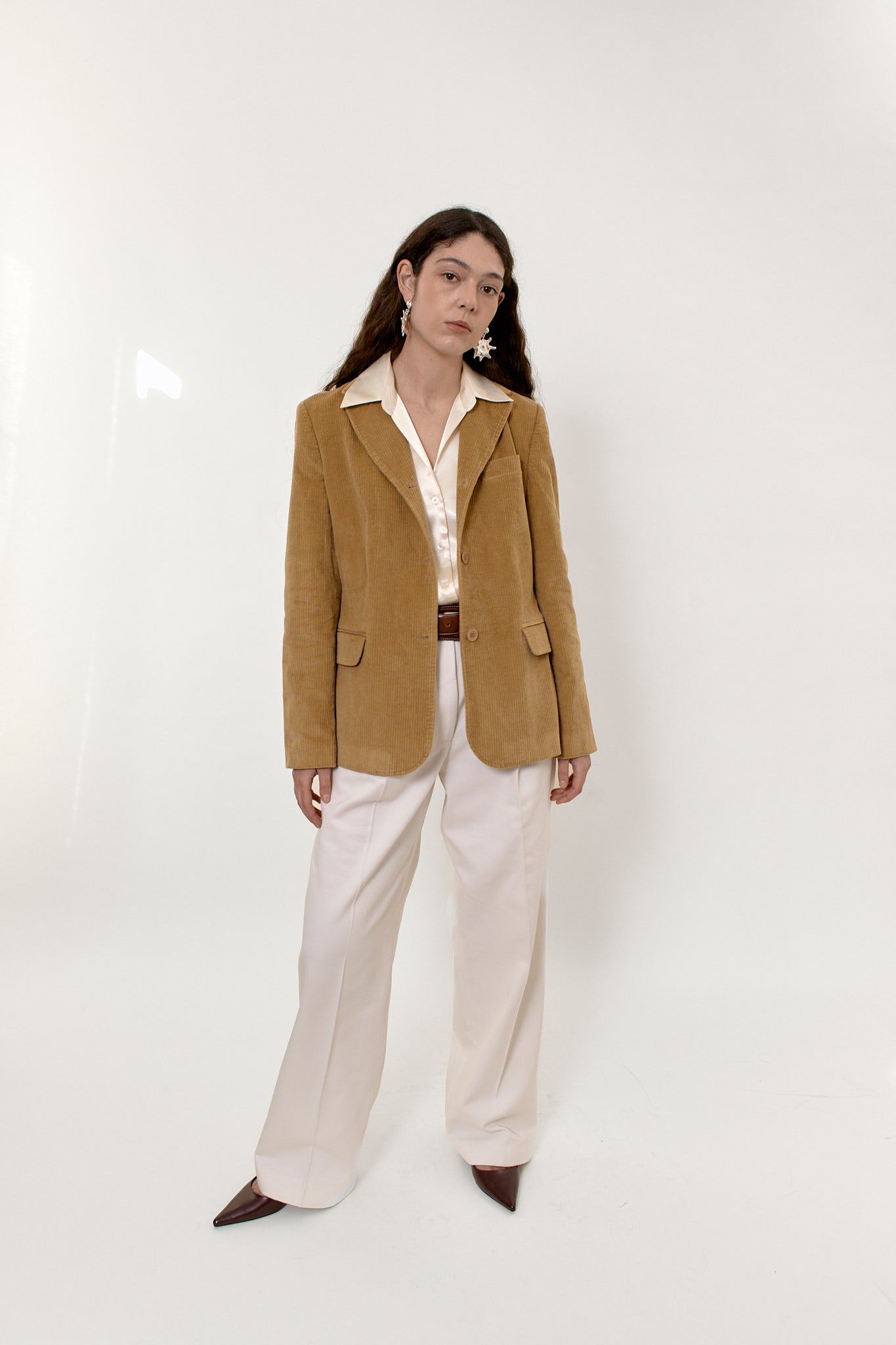 2000s corduroy blazer