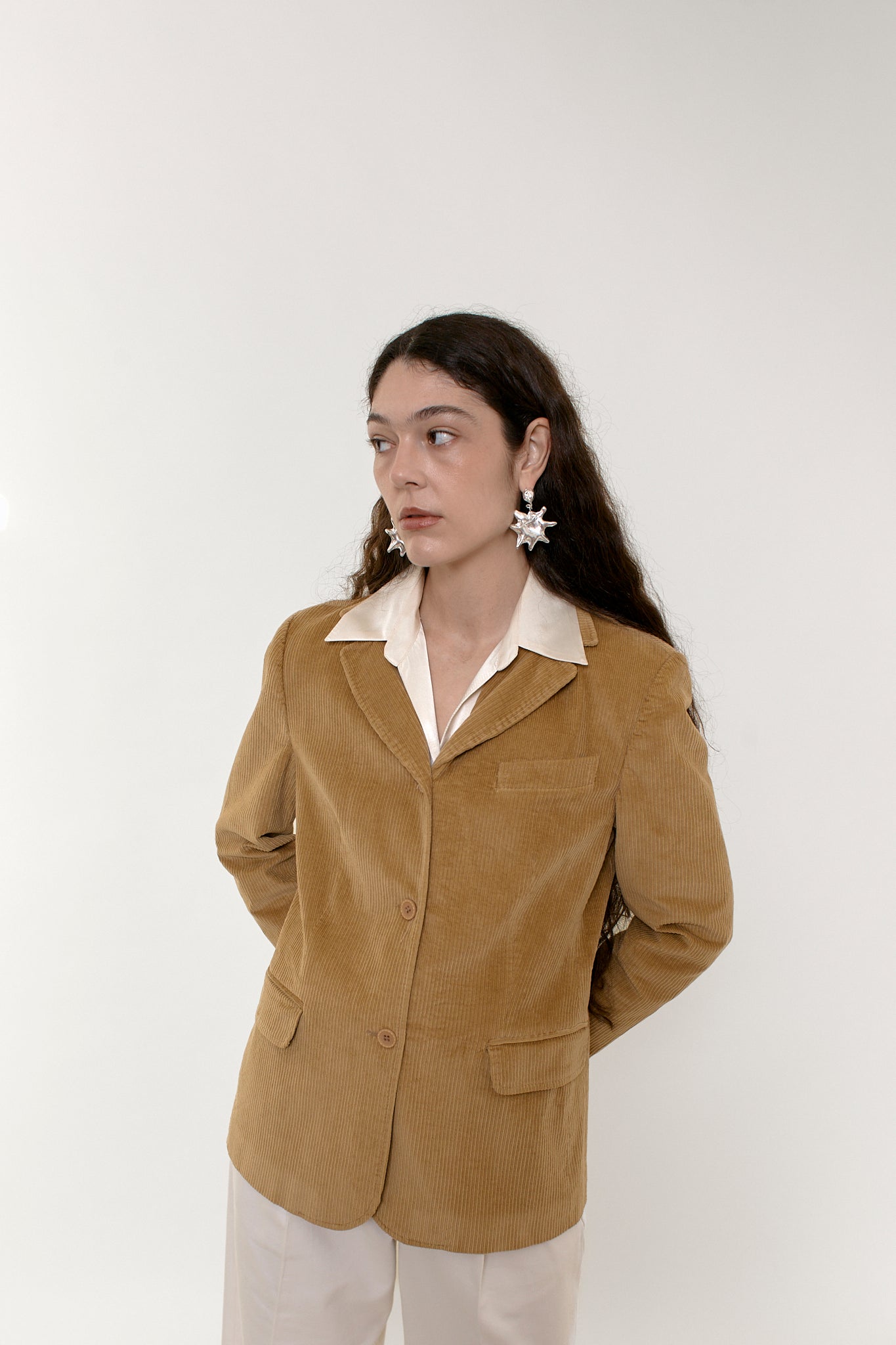 2000s corduroy blazer