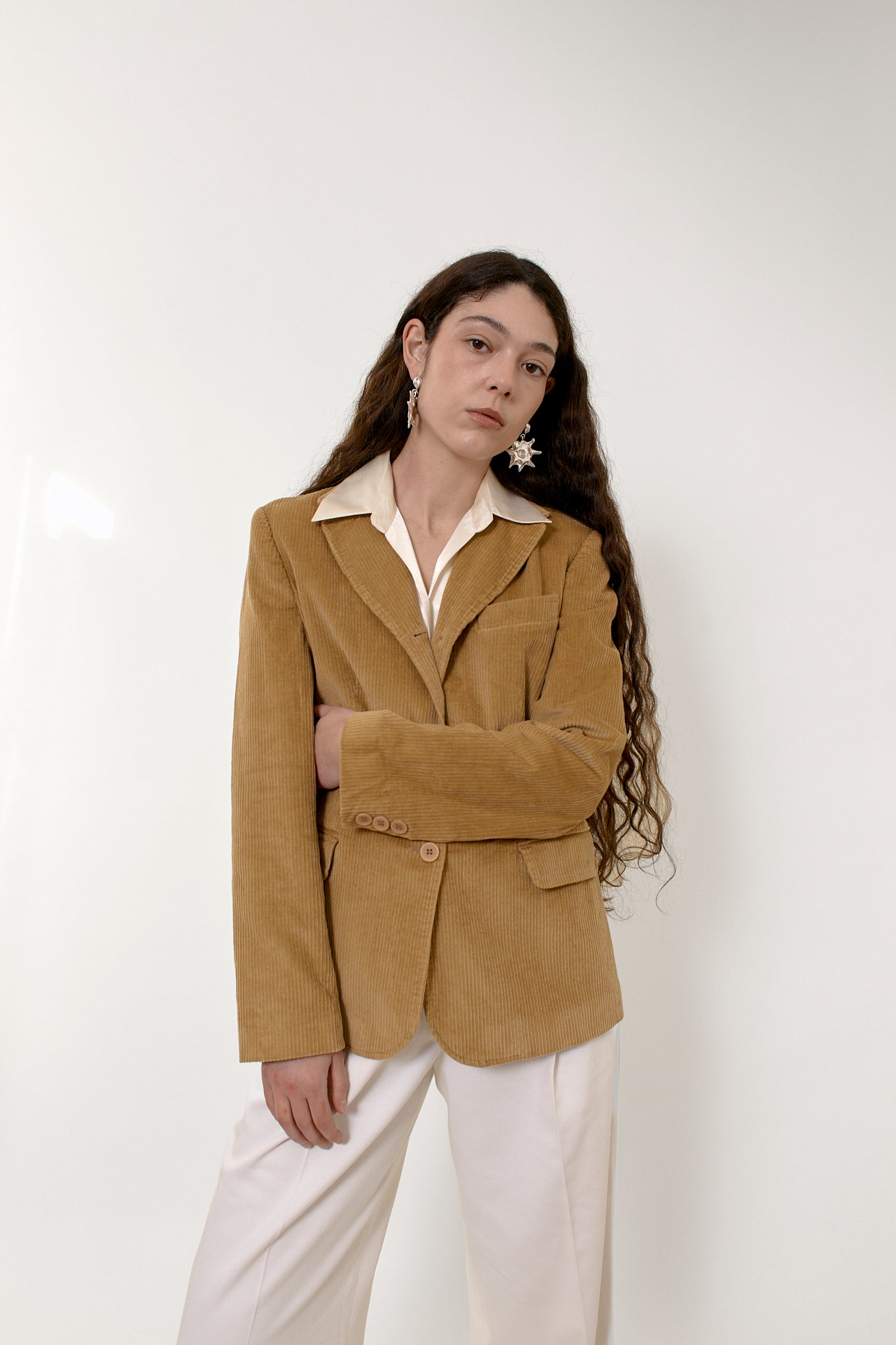 2000s corduroy blazer