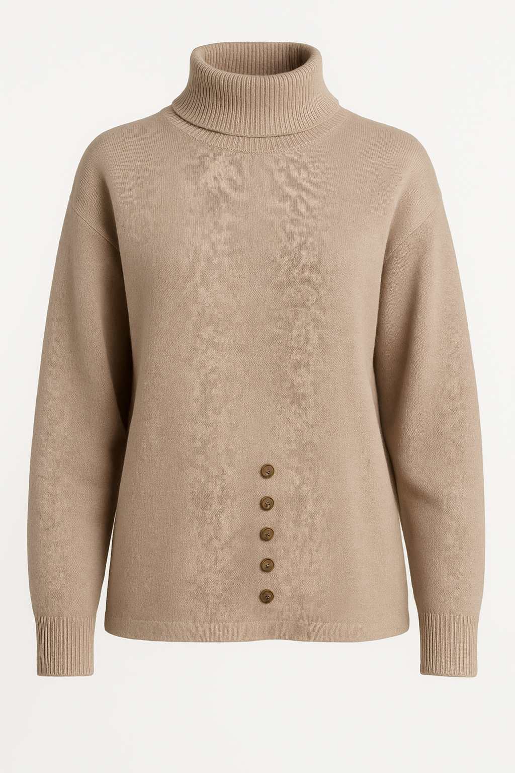Beige angora wool jumper
