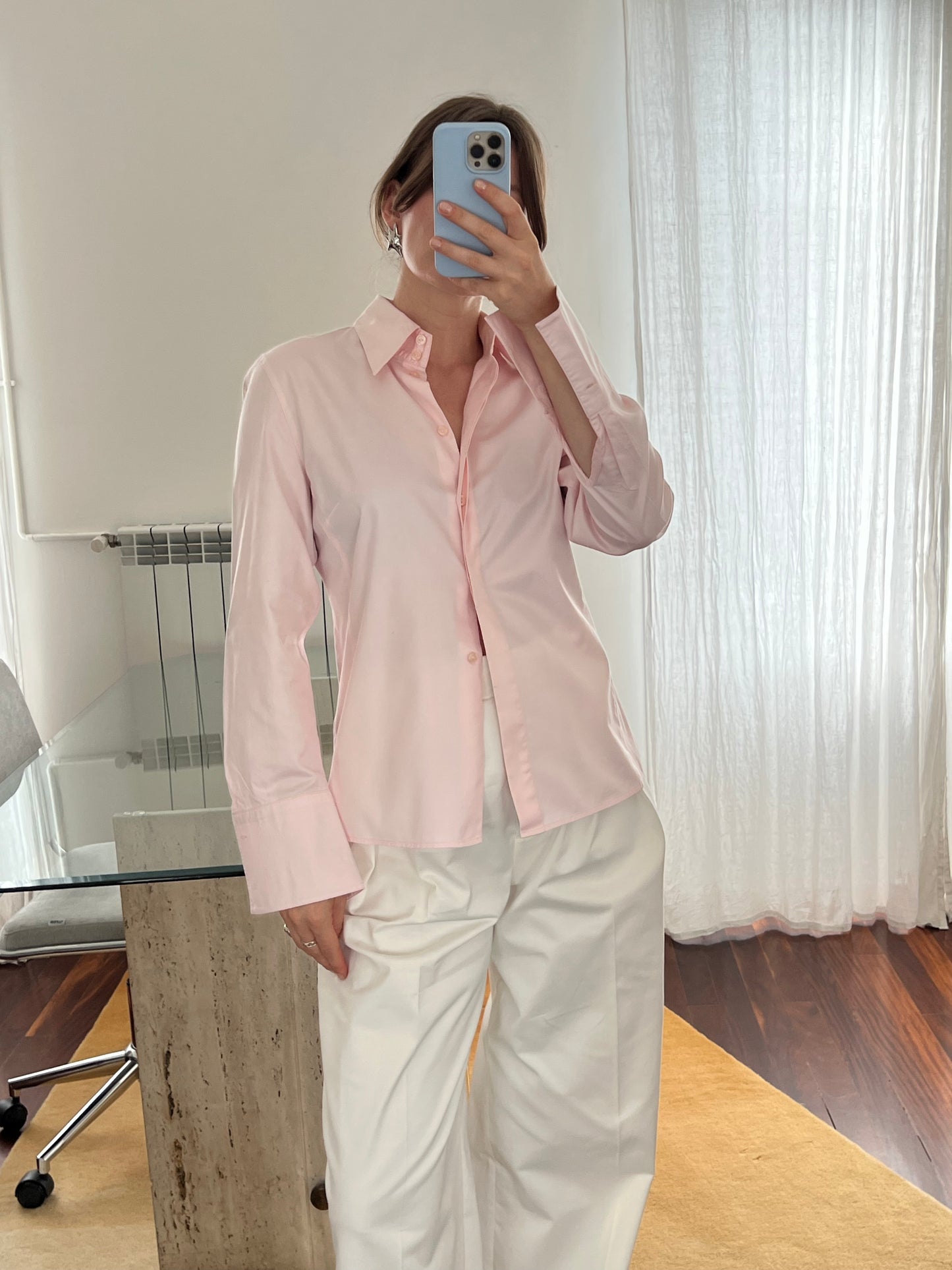 Pink blouse