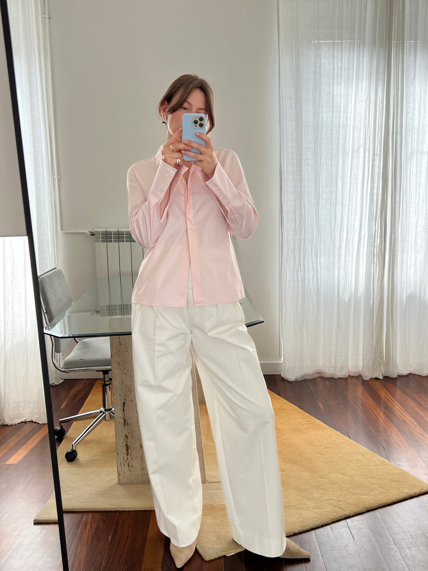 Pink blouse