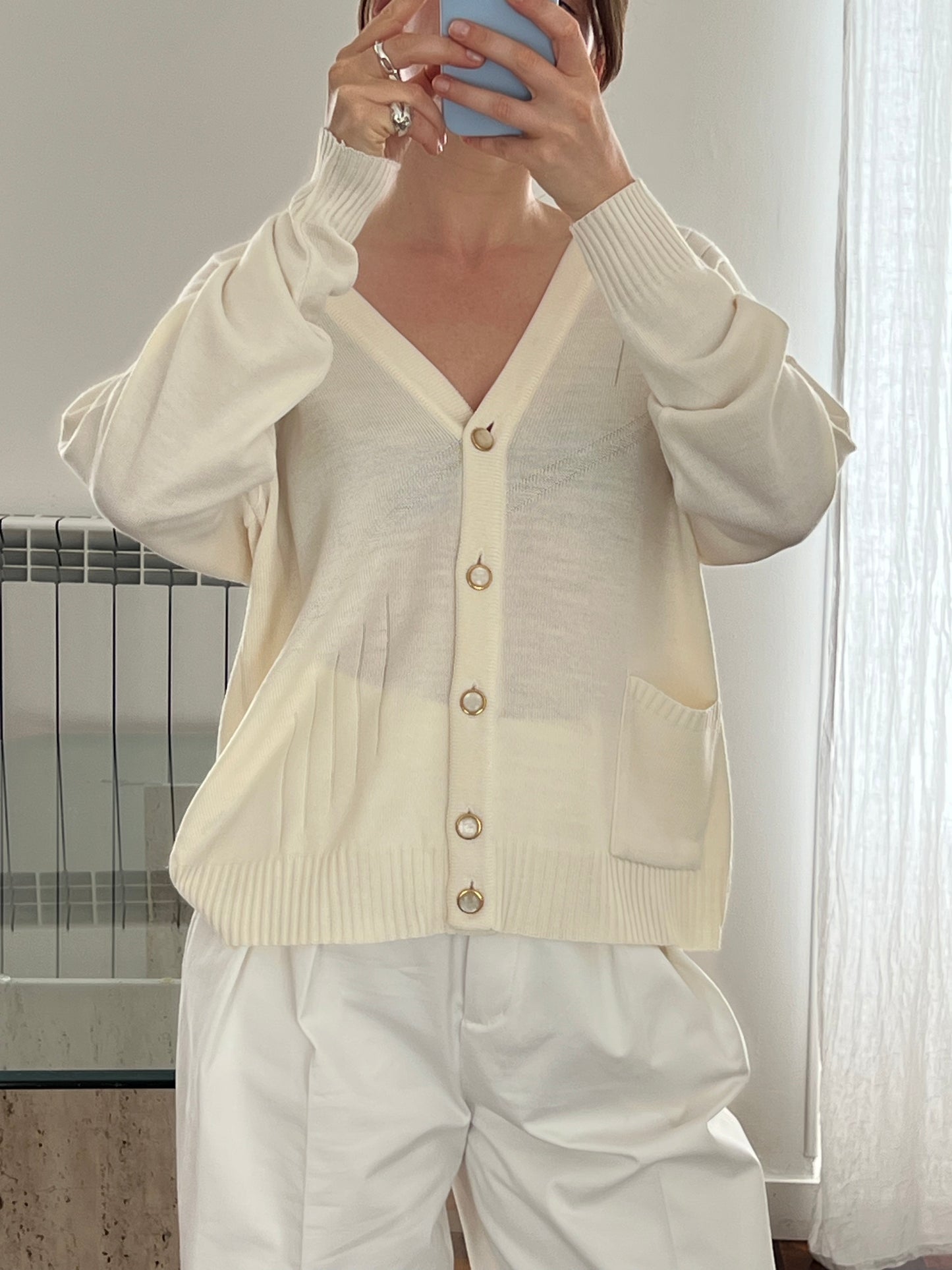 White Cardi