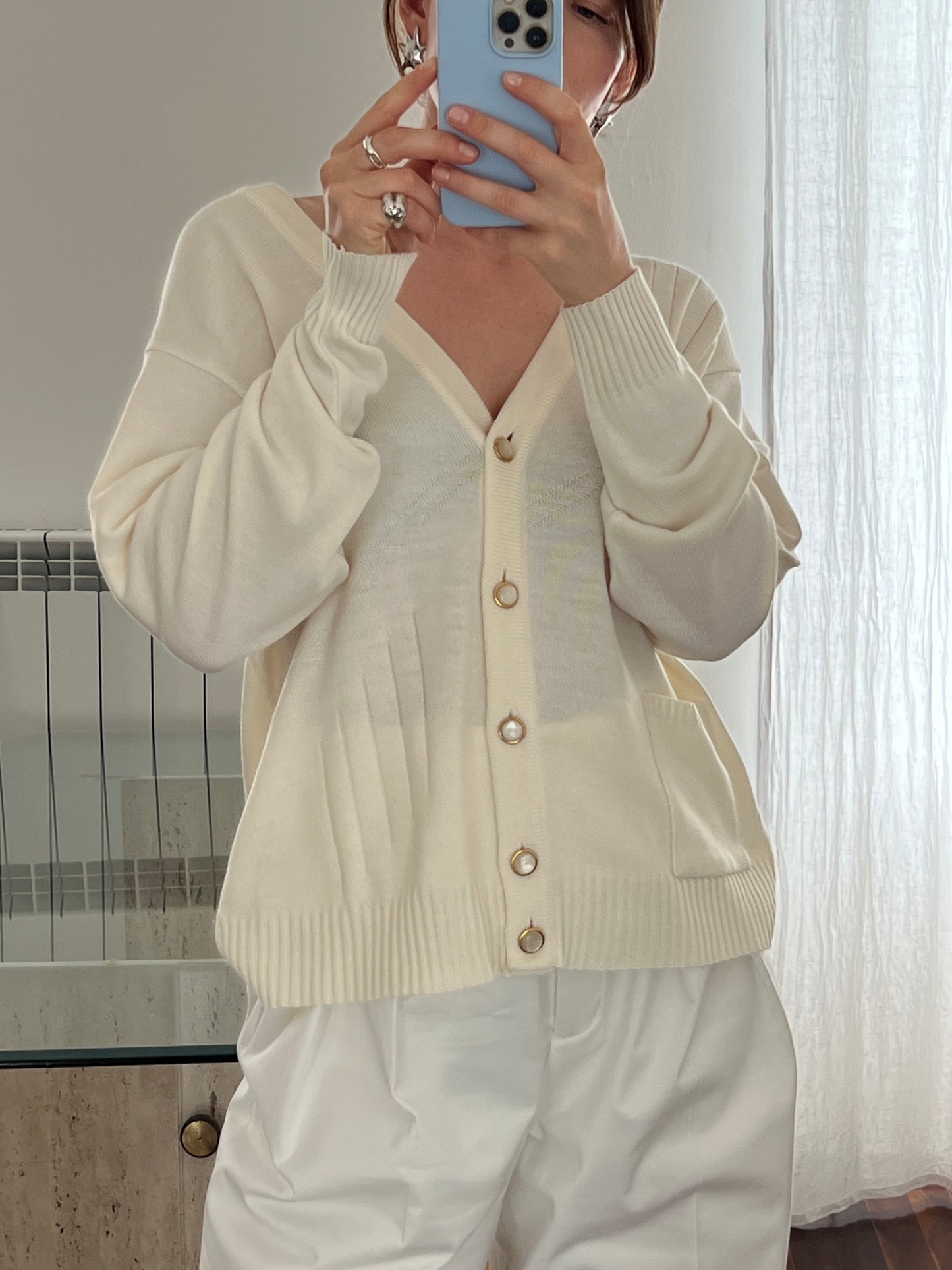 White Cardi
