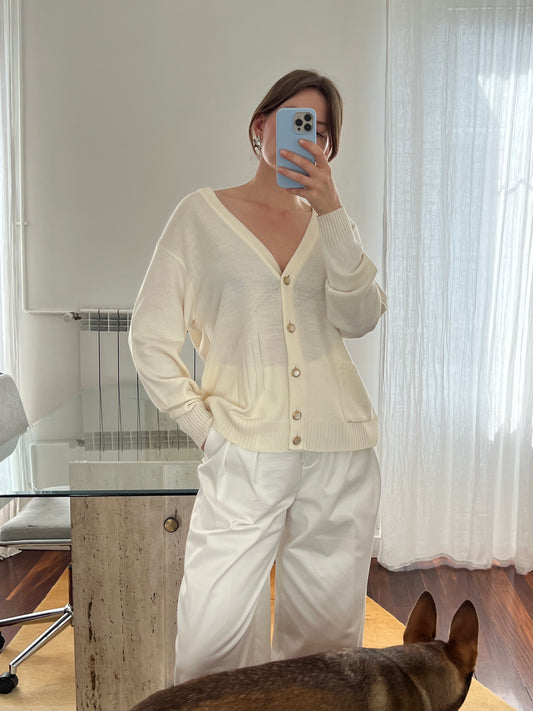 White Cardi