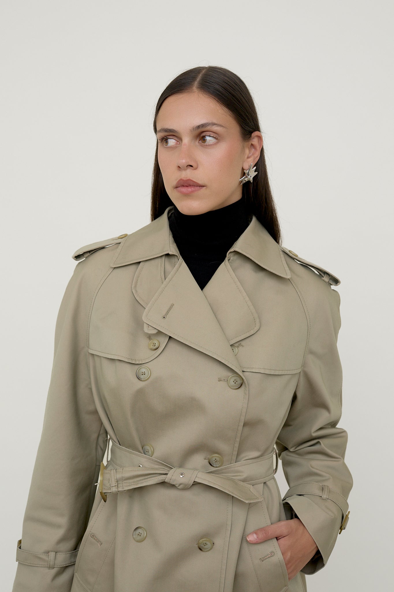 Classic beige trench