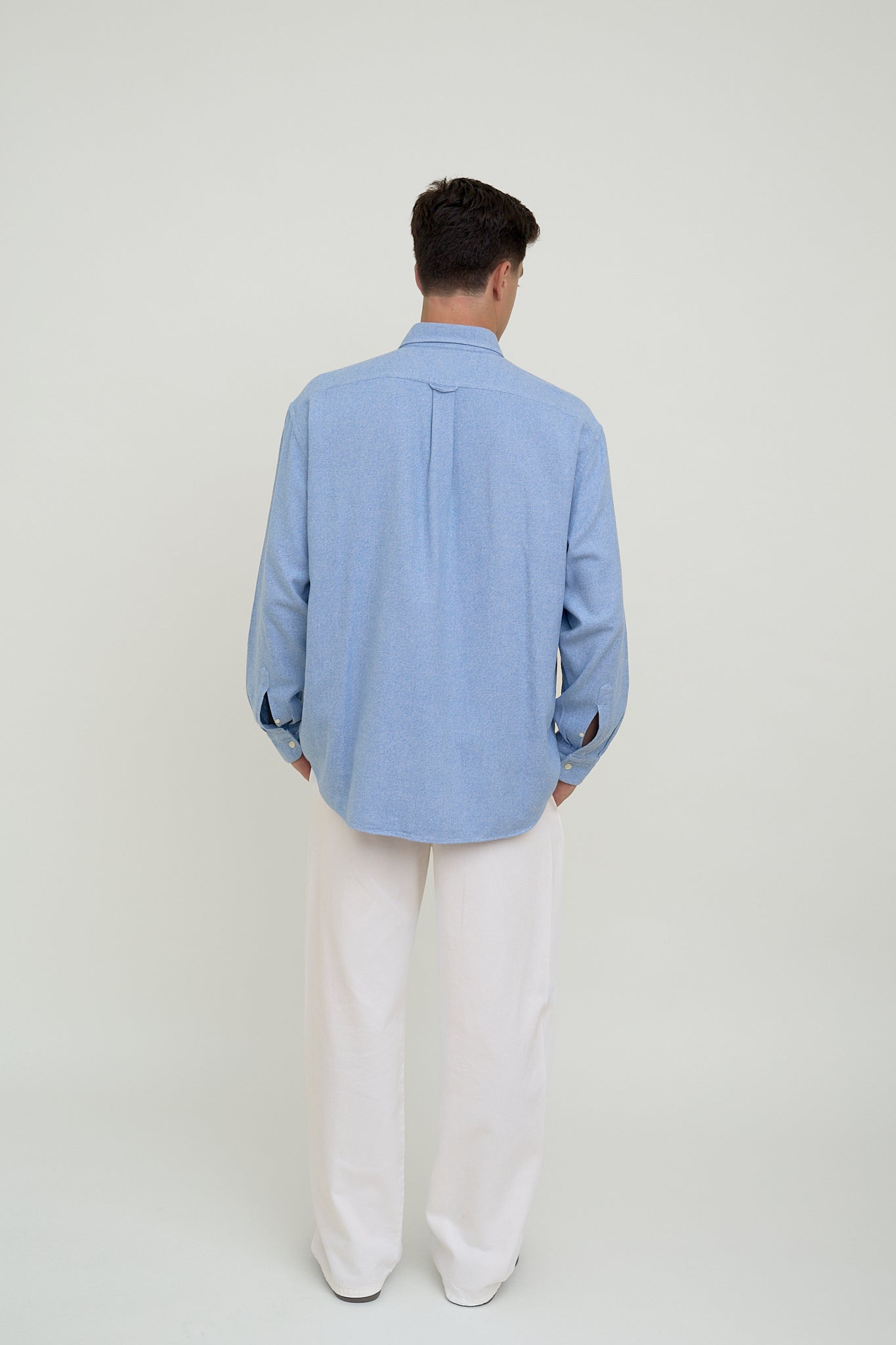 Blue flannel shirt