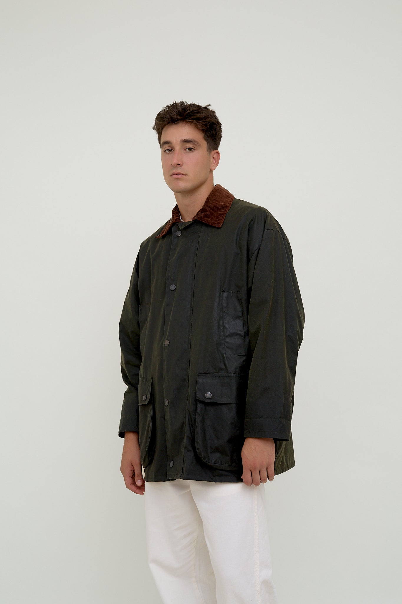Waxed rainjacket