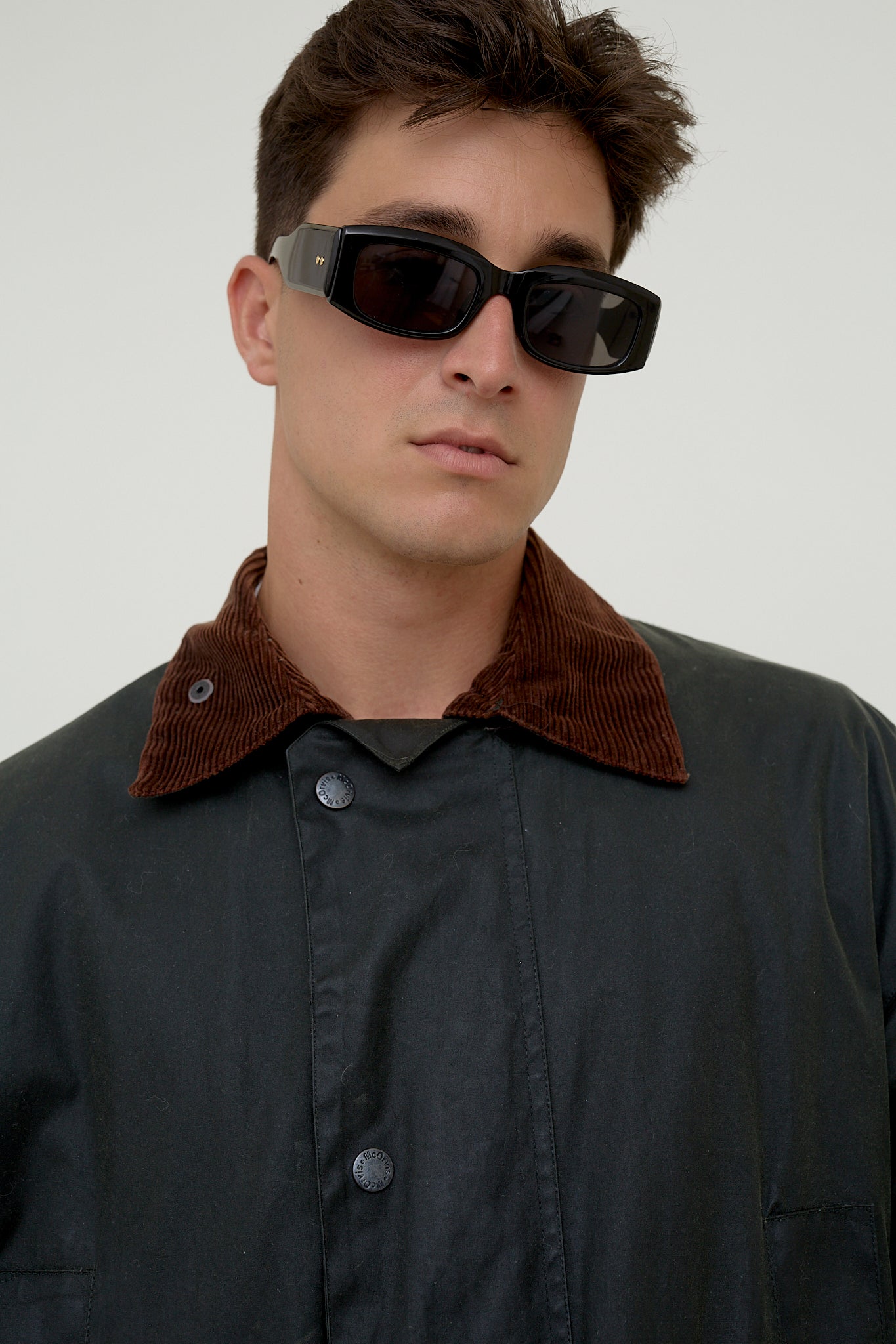 Waxed rainjacket