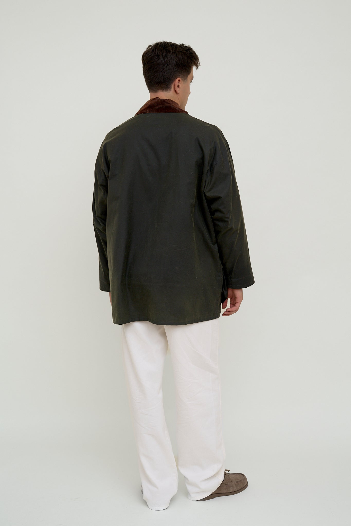 Waxed rainjacket