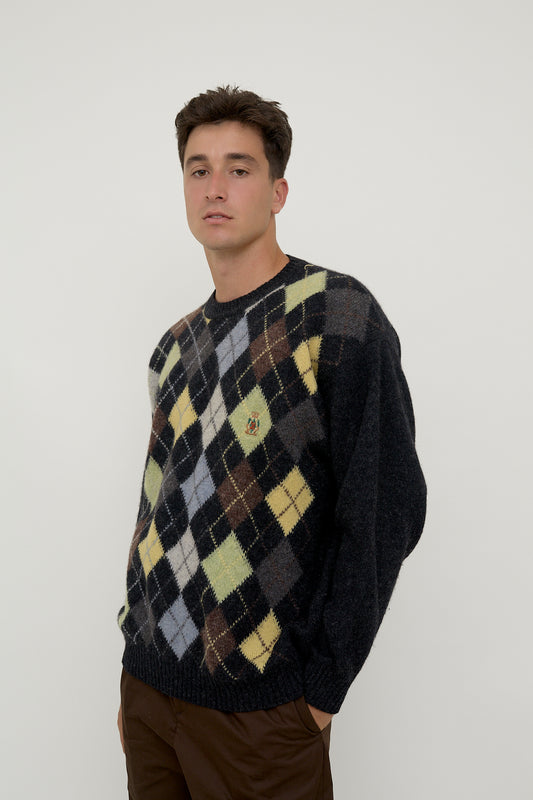 Argyle vintage jumper