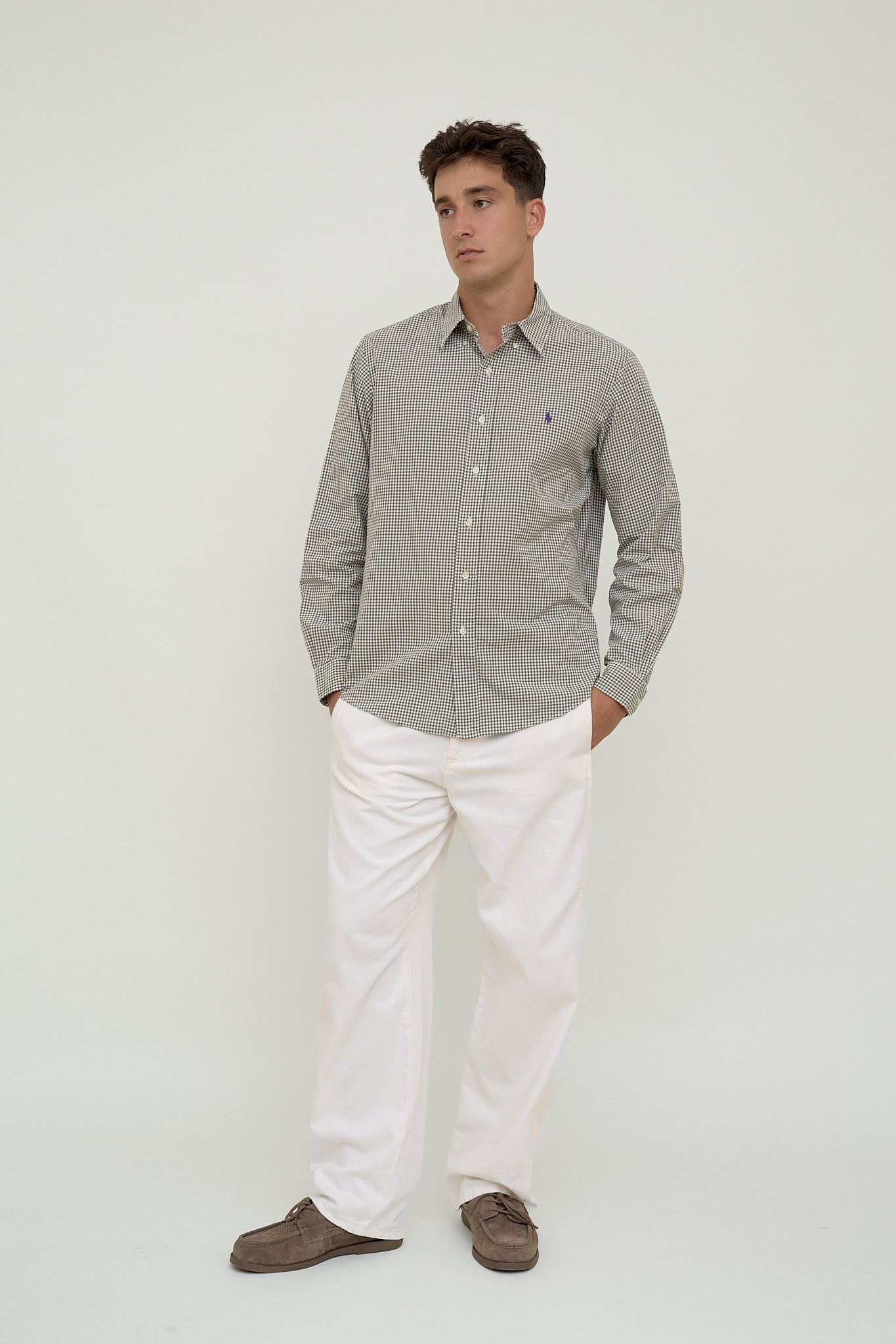 Unisex Ralph Lauren checkered shirt