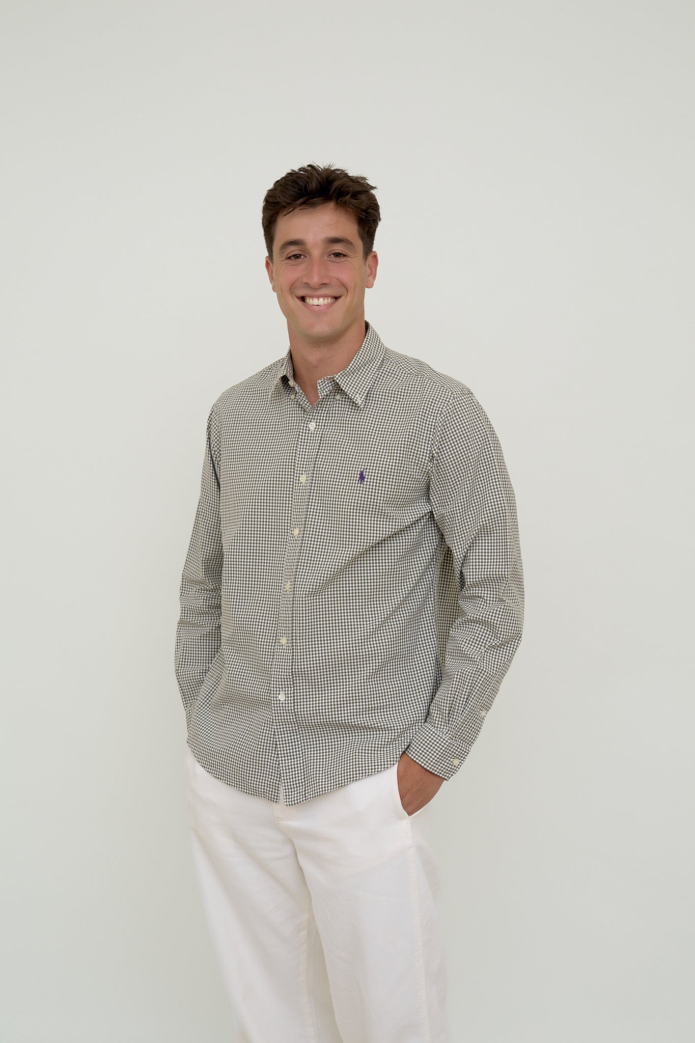 Unisex Ralph Lauren checkered shirt