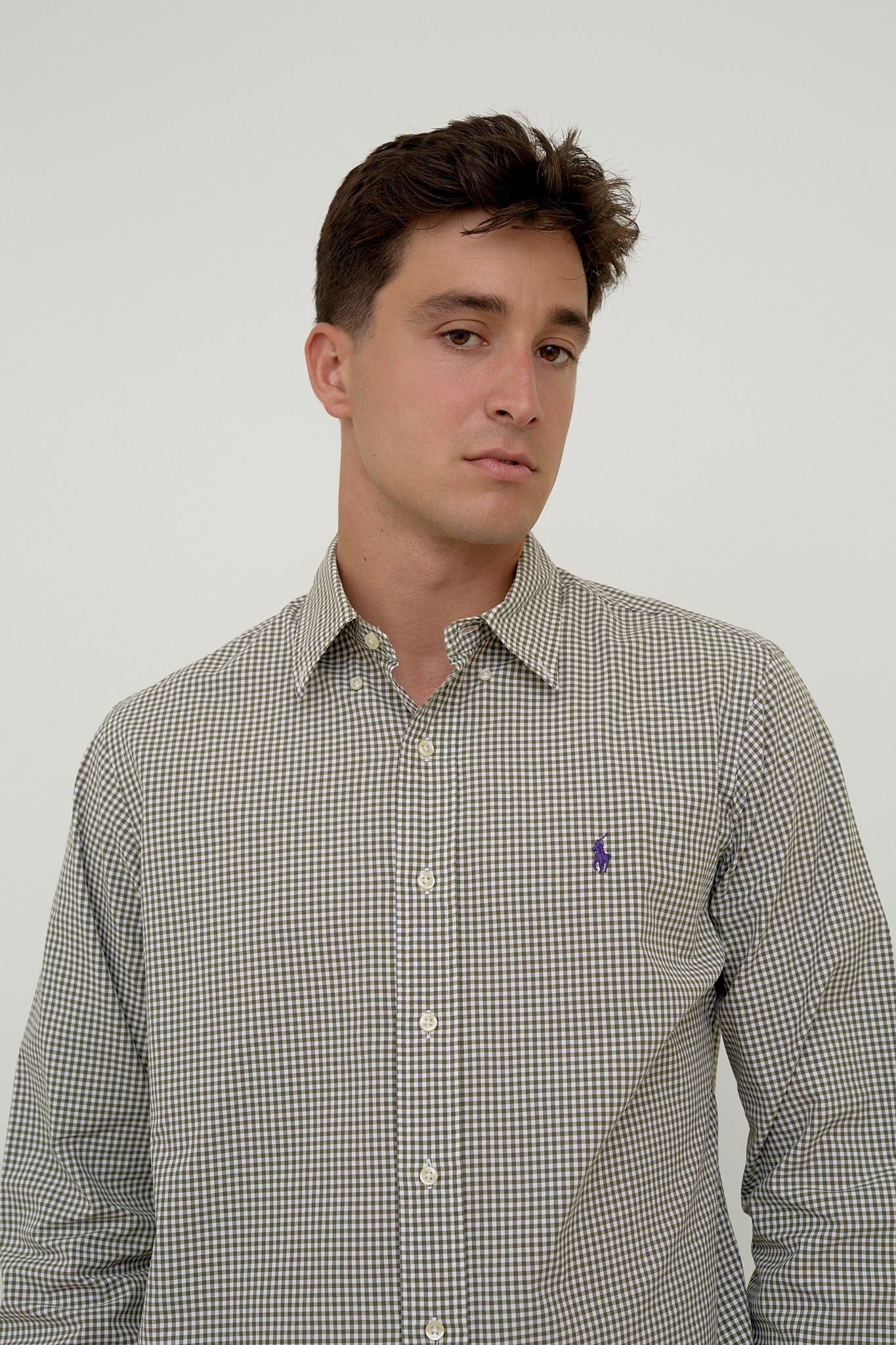 Unisex Ralph Lauren checkered shirt
