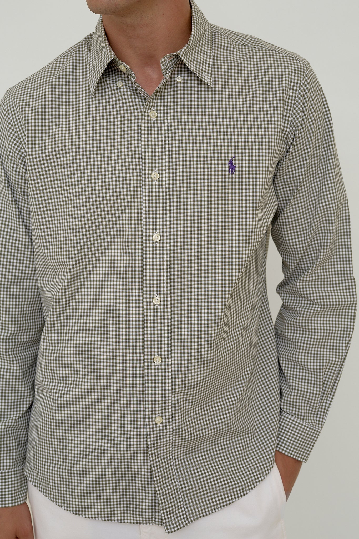 Unisex Ralph Lauren checkered shirt