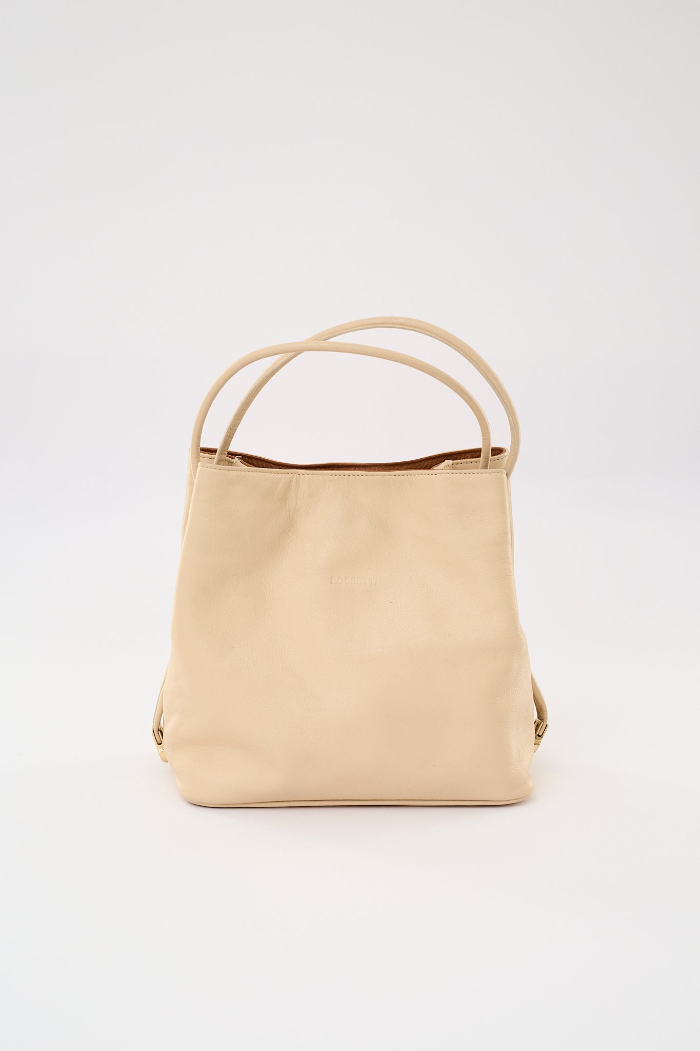 Squared bucket bag