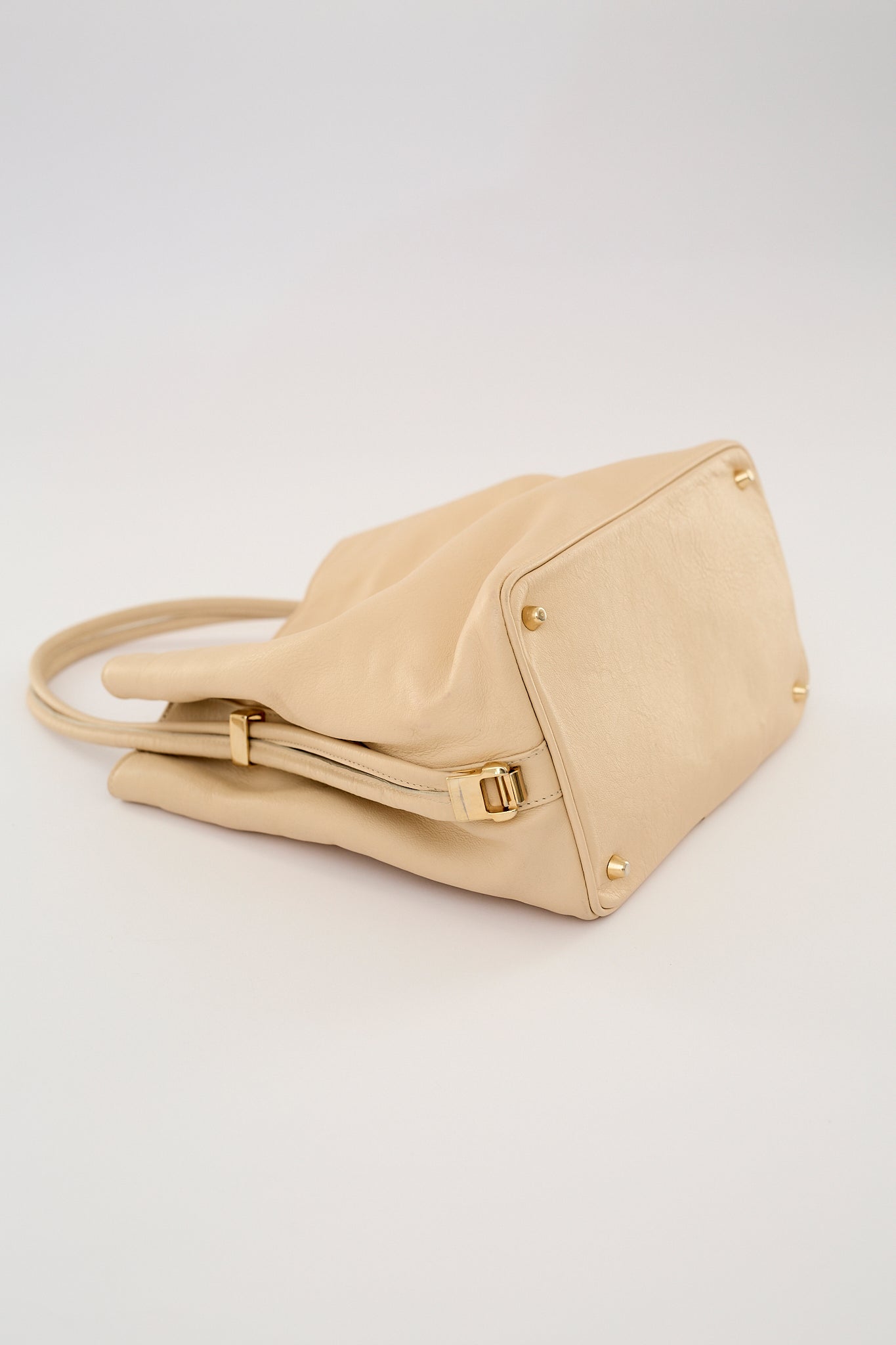 Squared bucket bag