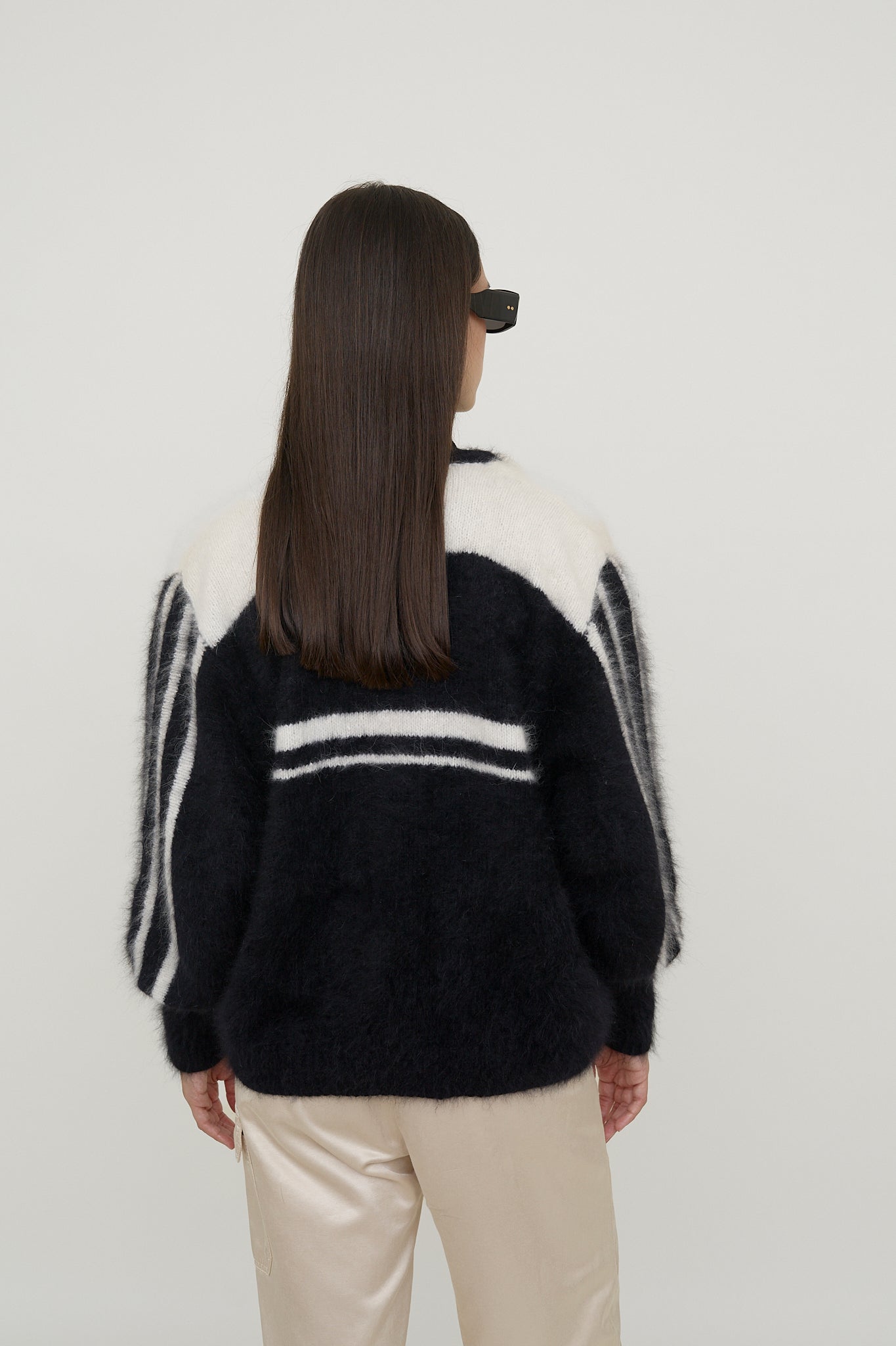 Fluffy Angora cardigan