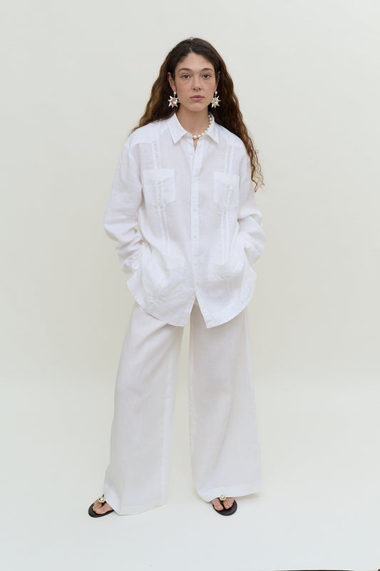 Linen oversized shirt