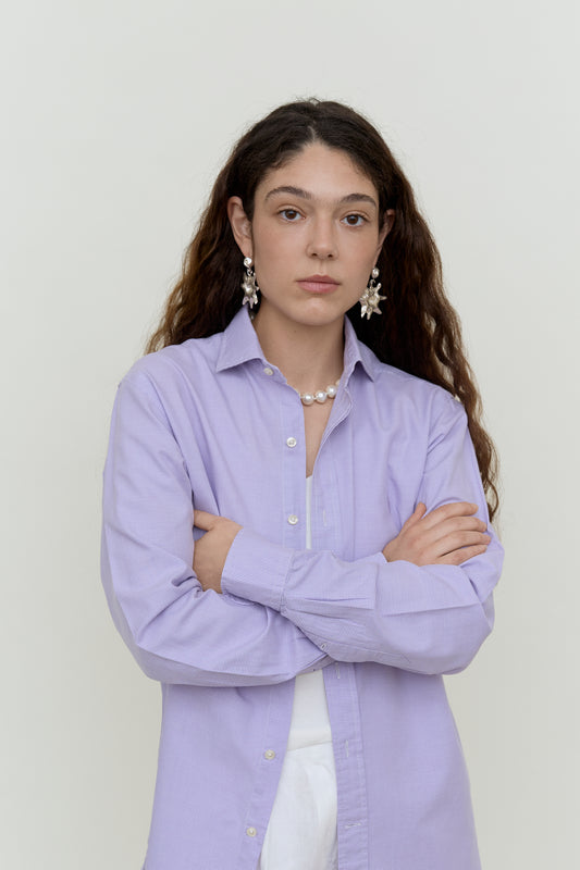 Lilac Ralph Lauren cotton shirt