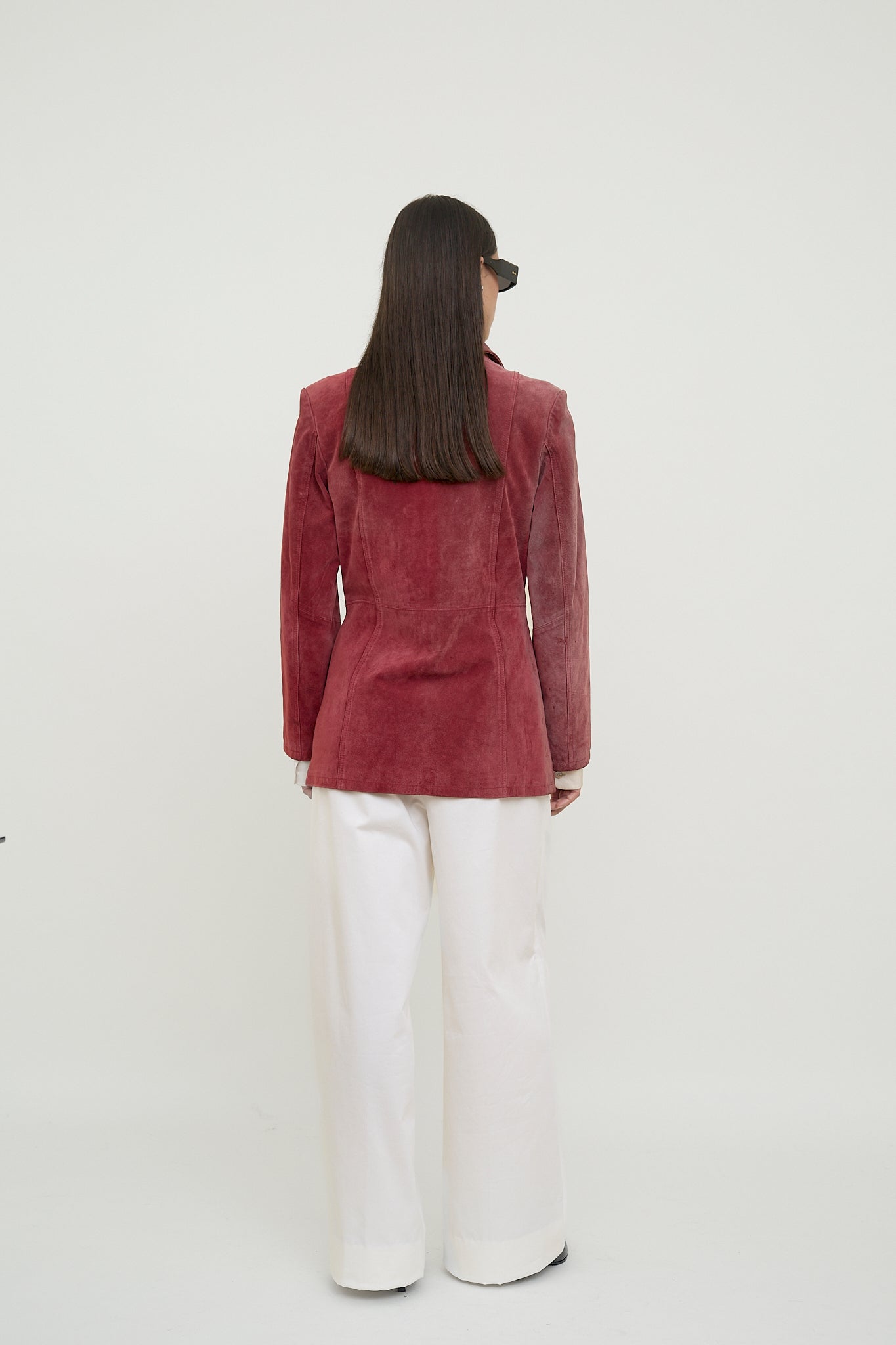 Red suede jacket