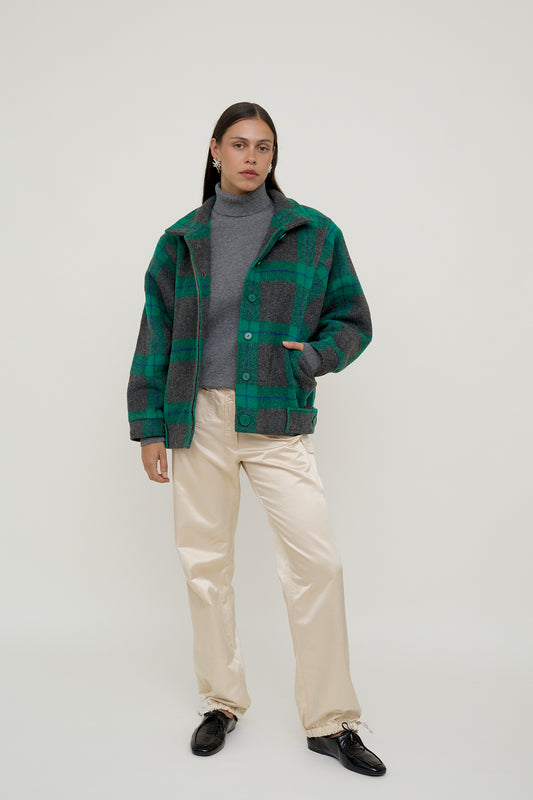 Checkered vintage jacket