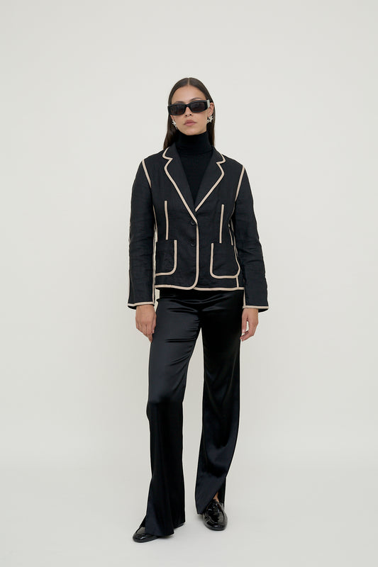 Gerard Darel linen blazer