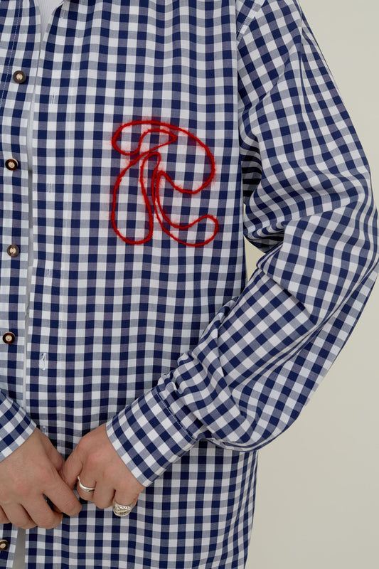 R-Collective checkered blue