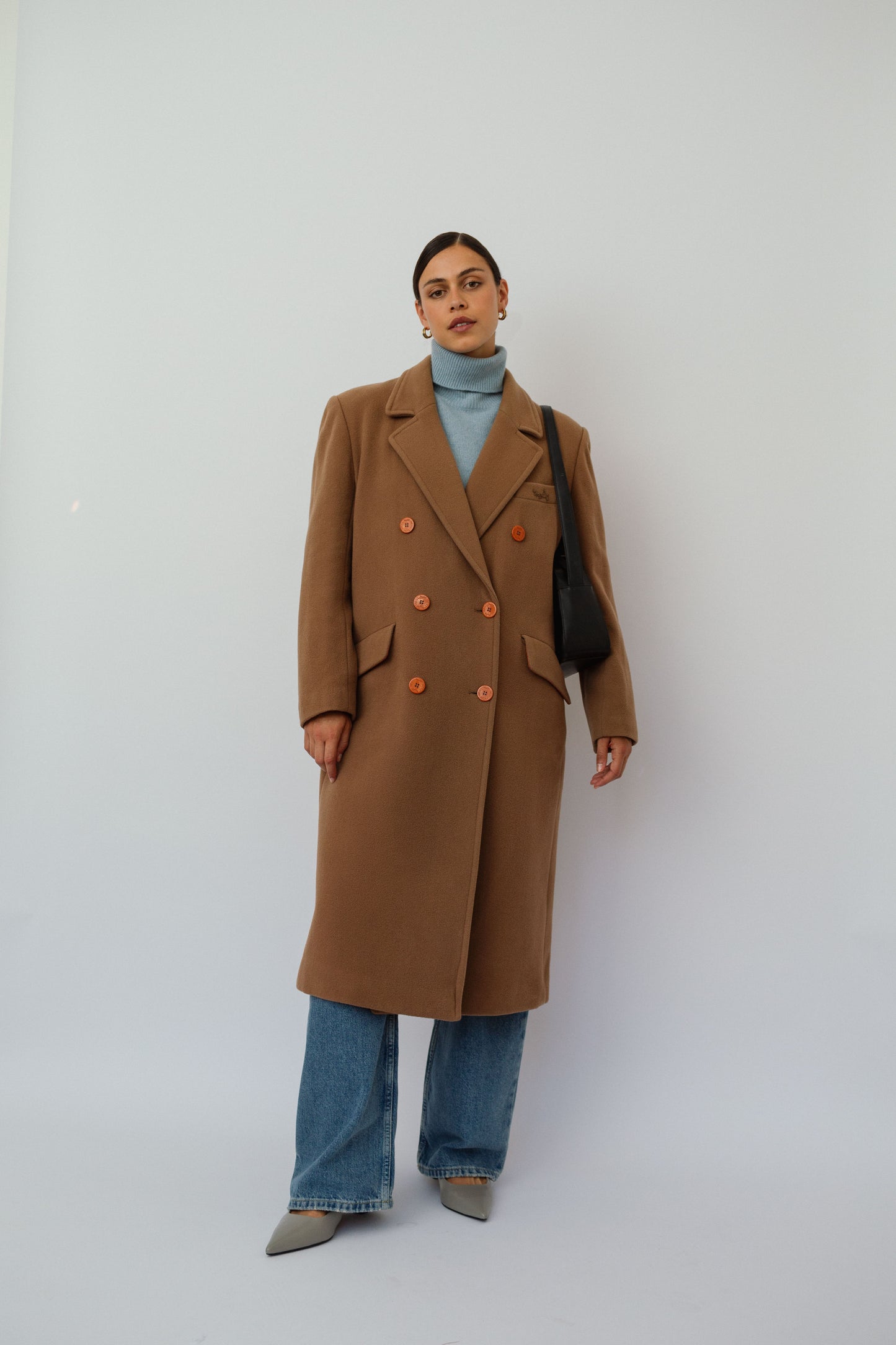 Camel coloured coat