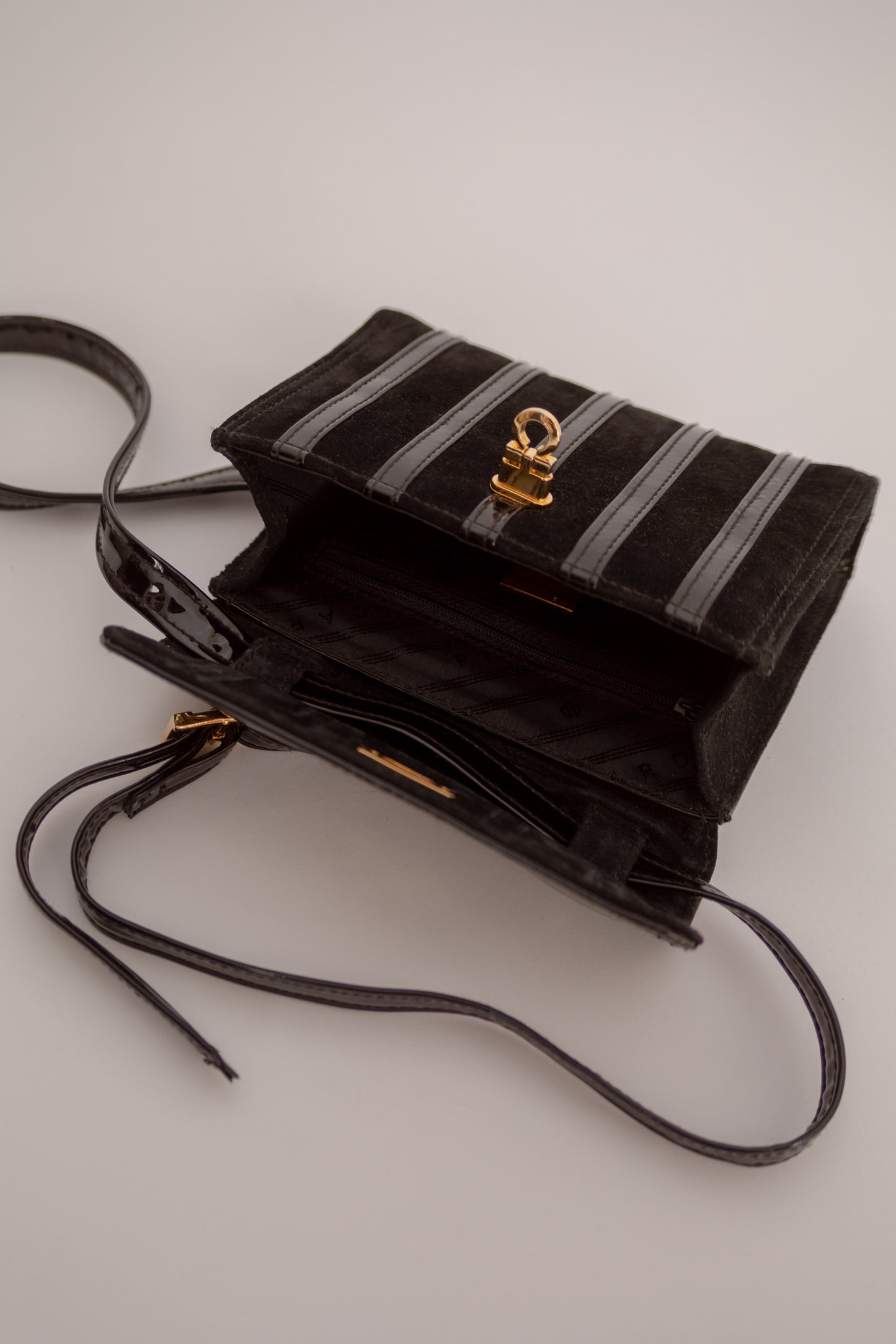 Patent leather mini bag