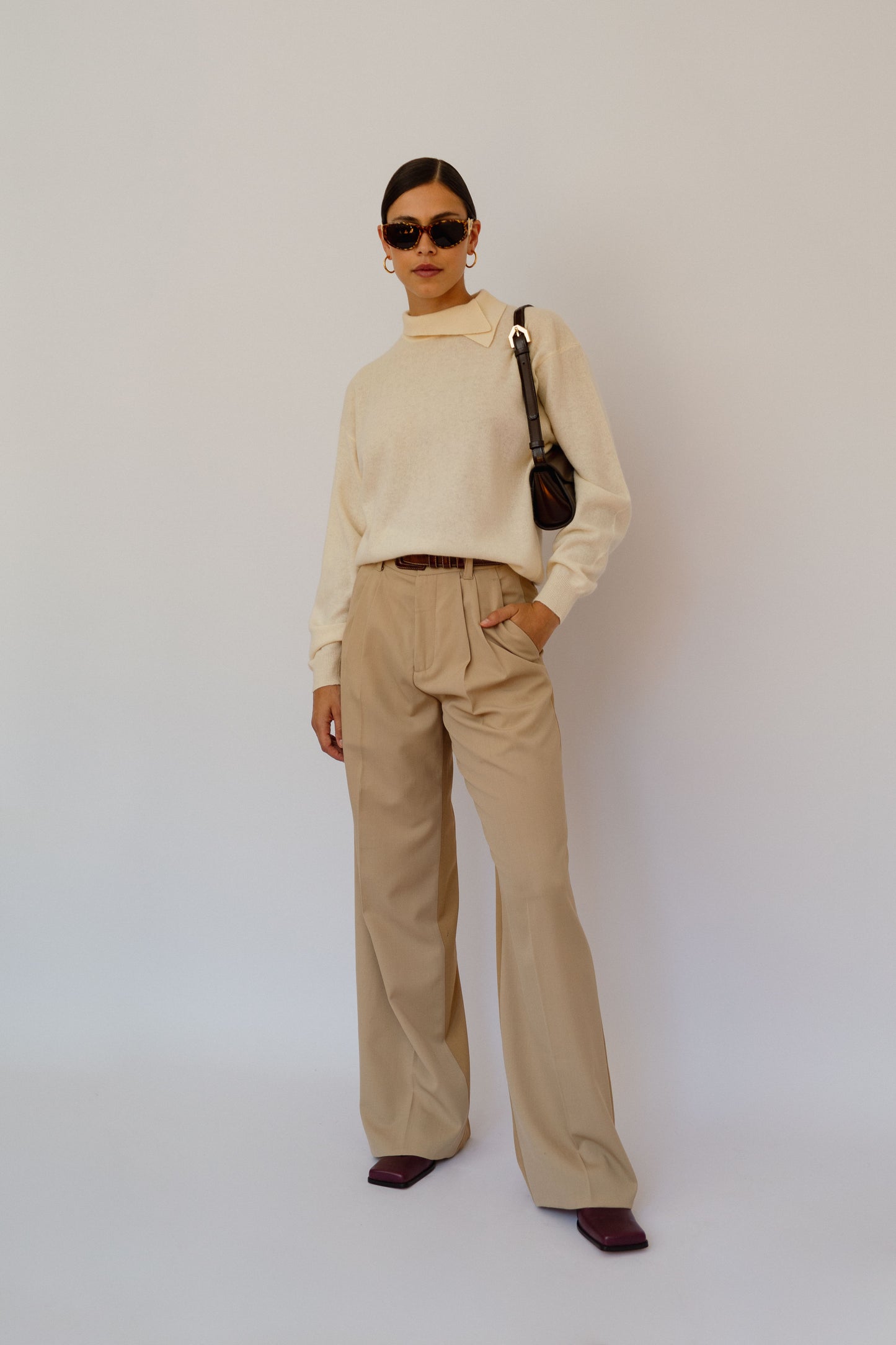 Light wool jumper