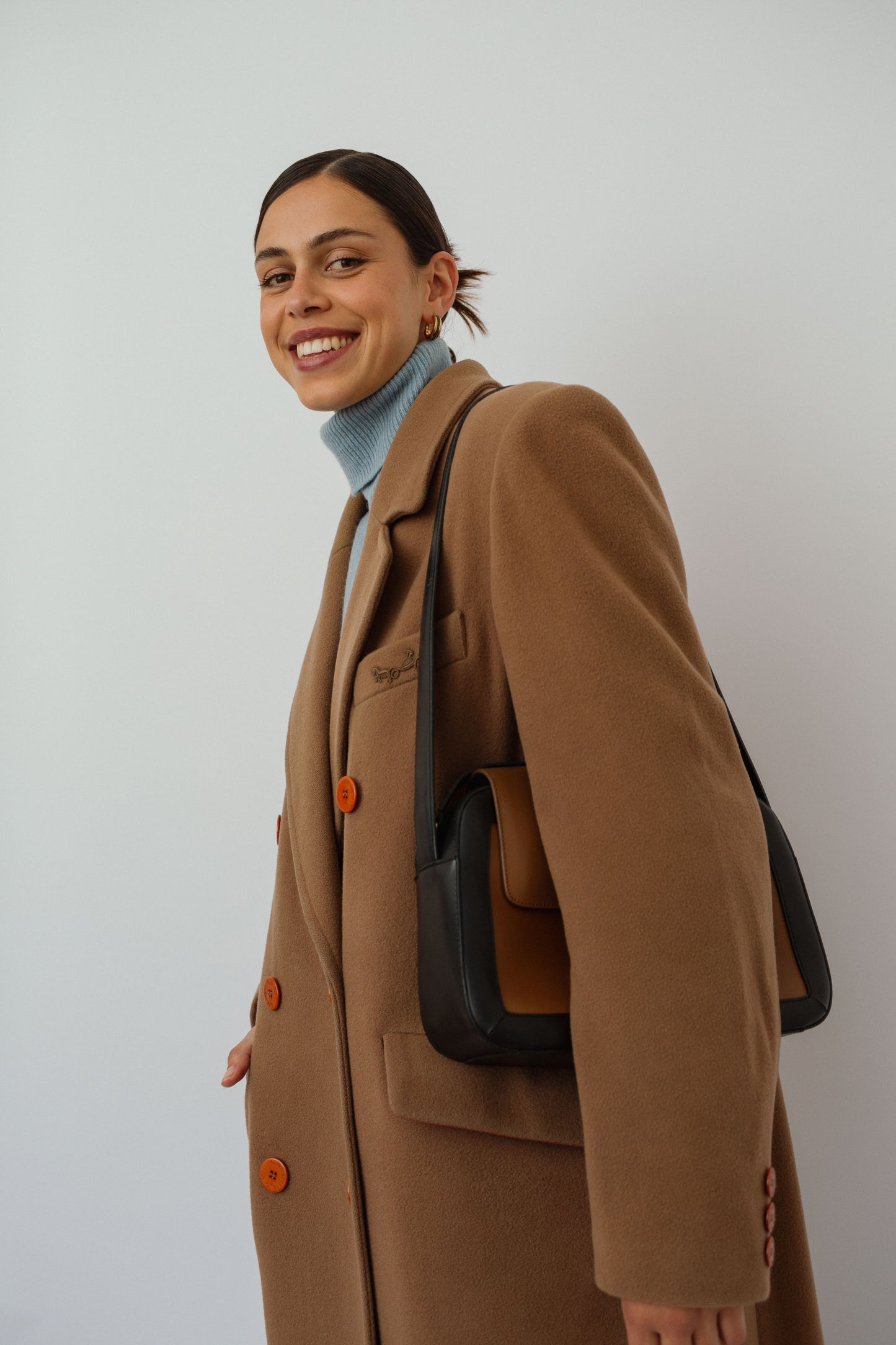 Camel coloured coat