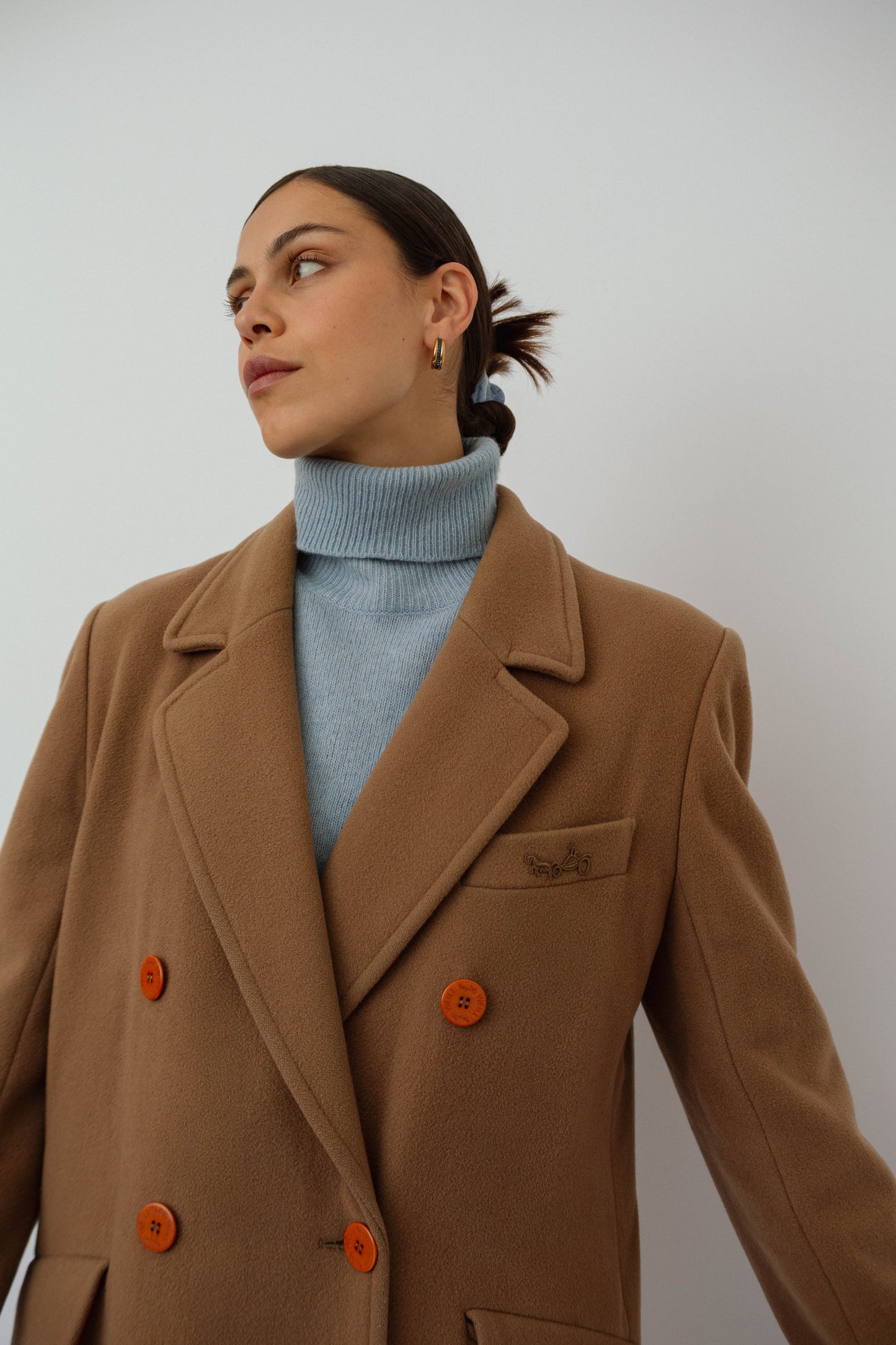 Camel coloured coat