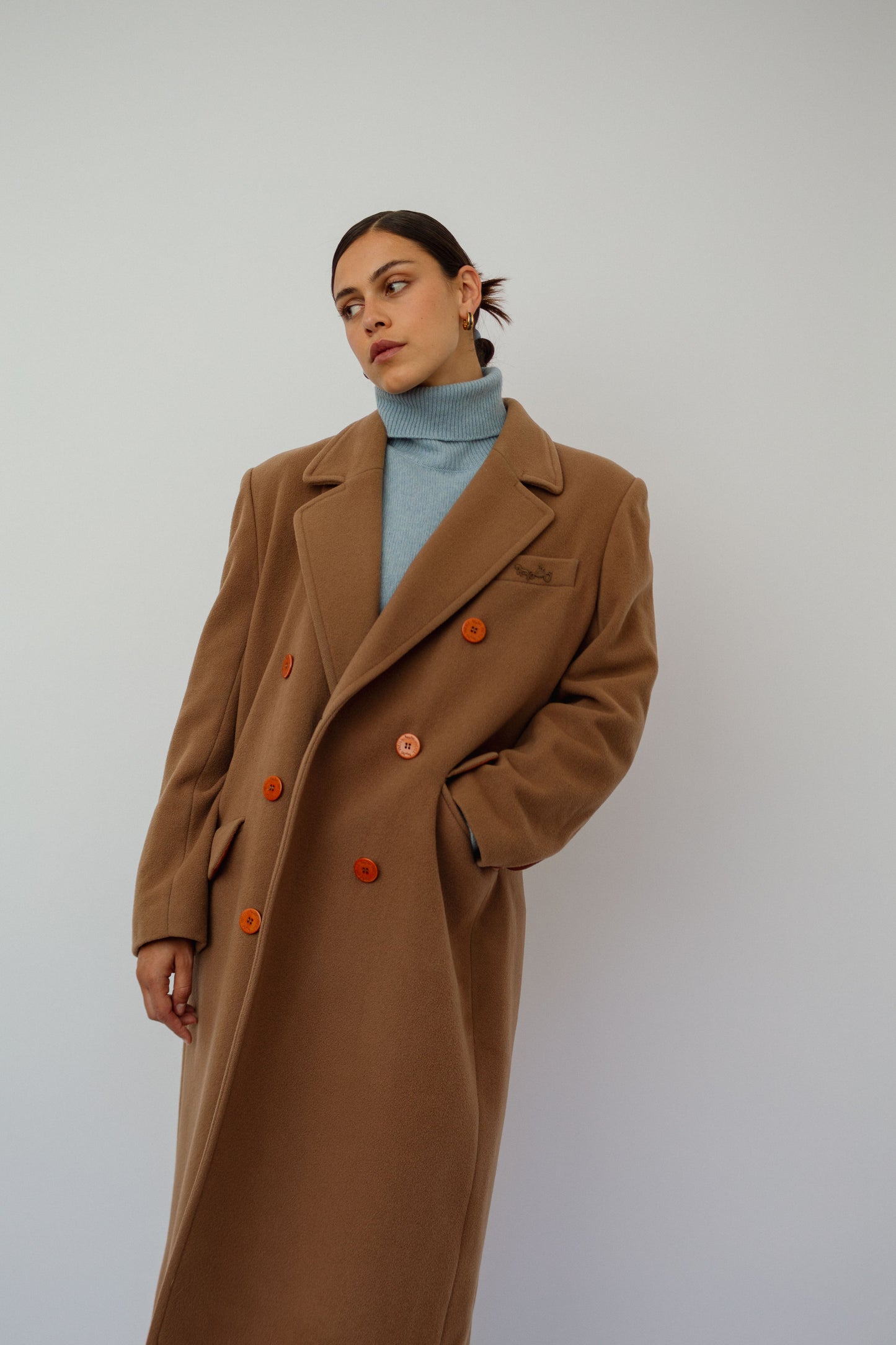 Camel coloured coat