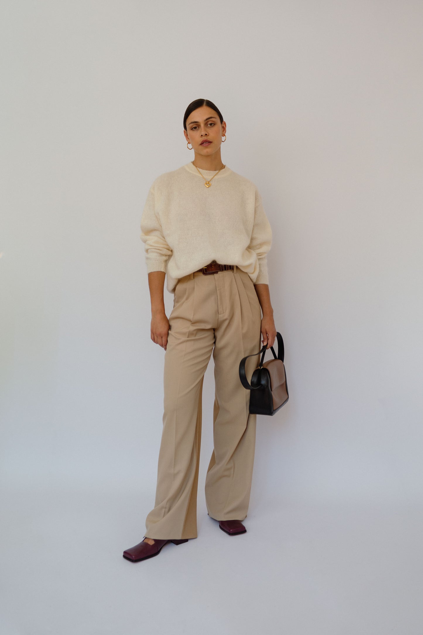 Timeless cream jumper