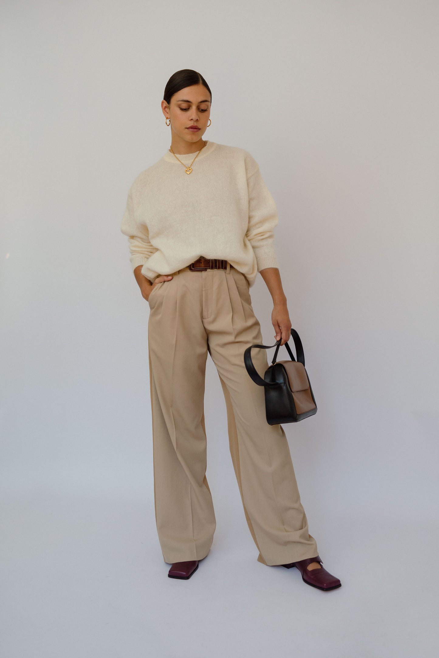 Timeless cream jumper
