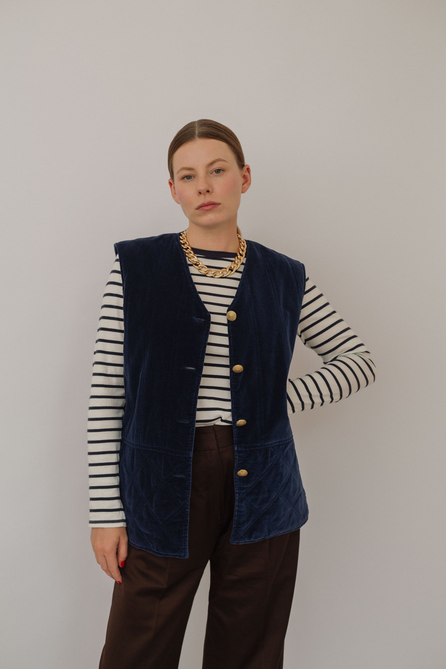 Velvet vest