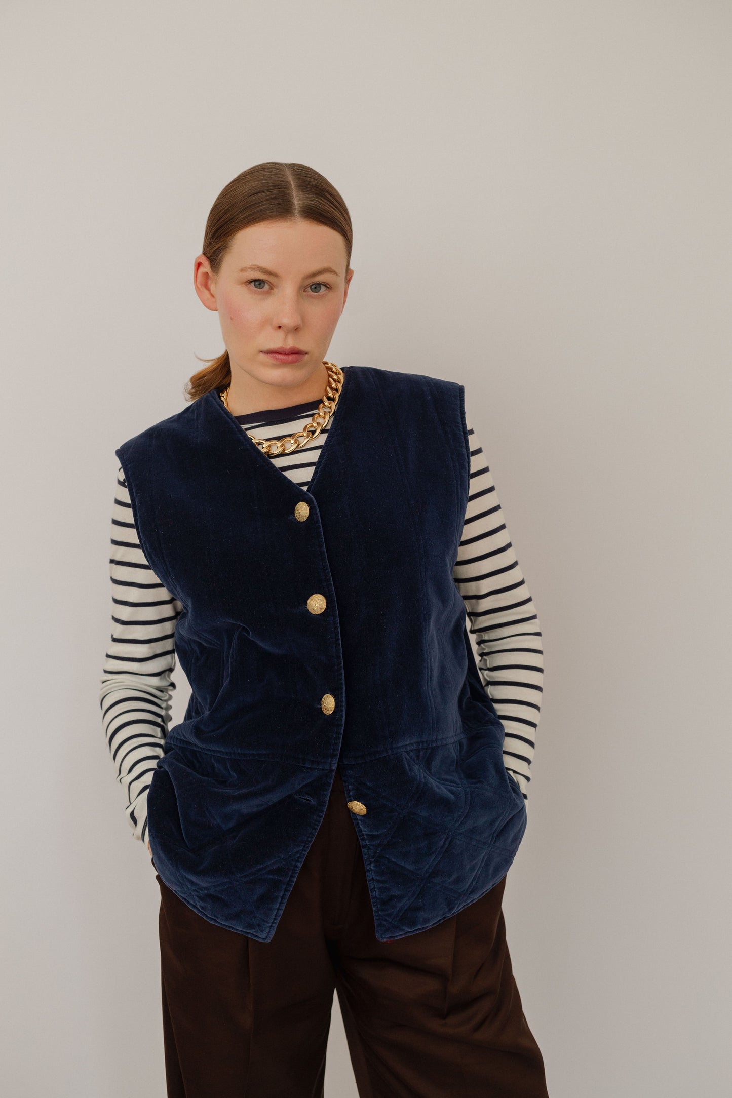 Velvet vest