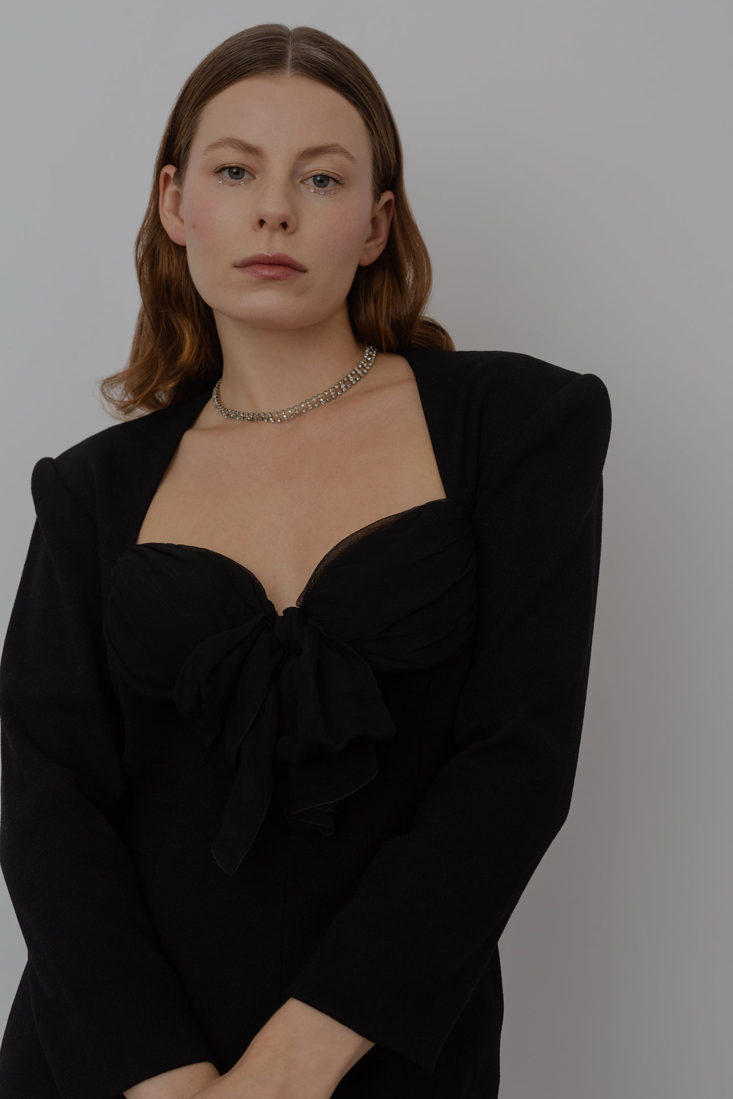 Fine chain necklace and bracelet