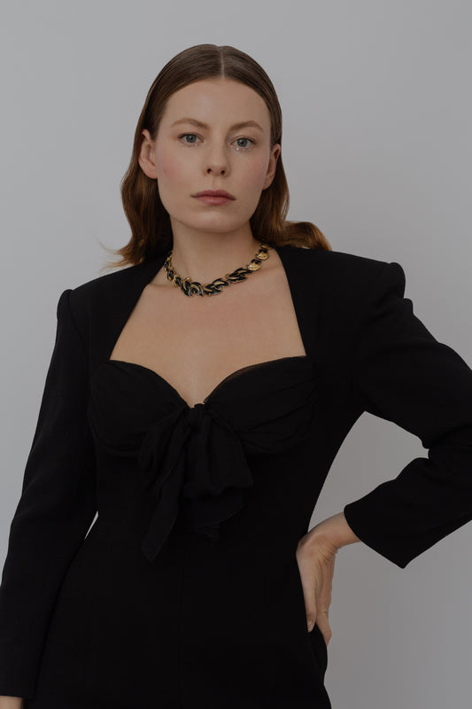 Designer little black dress